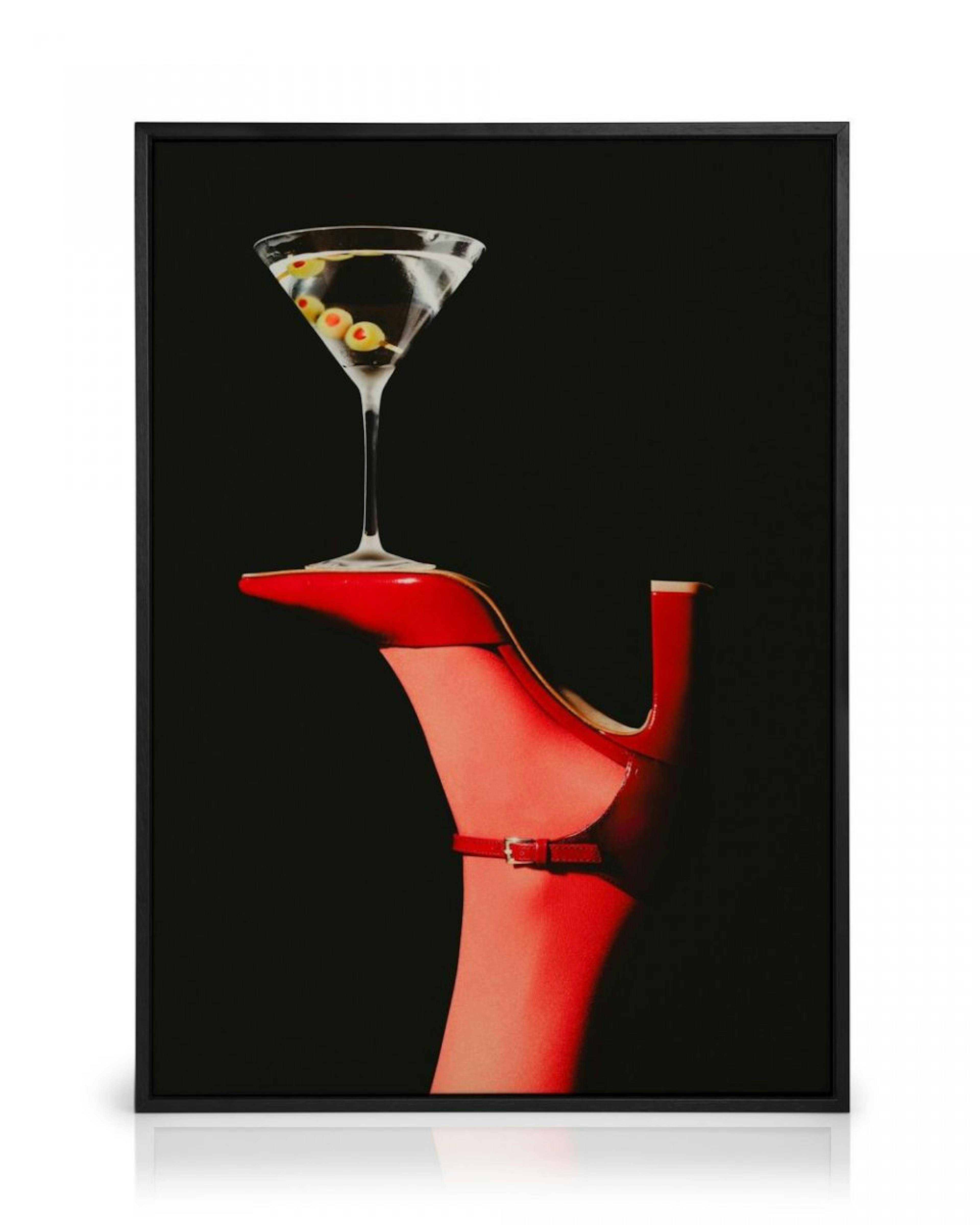 Heels and Martini Leinwandbild