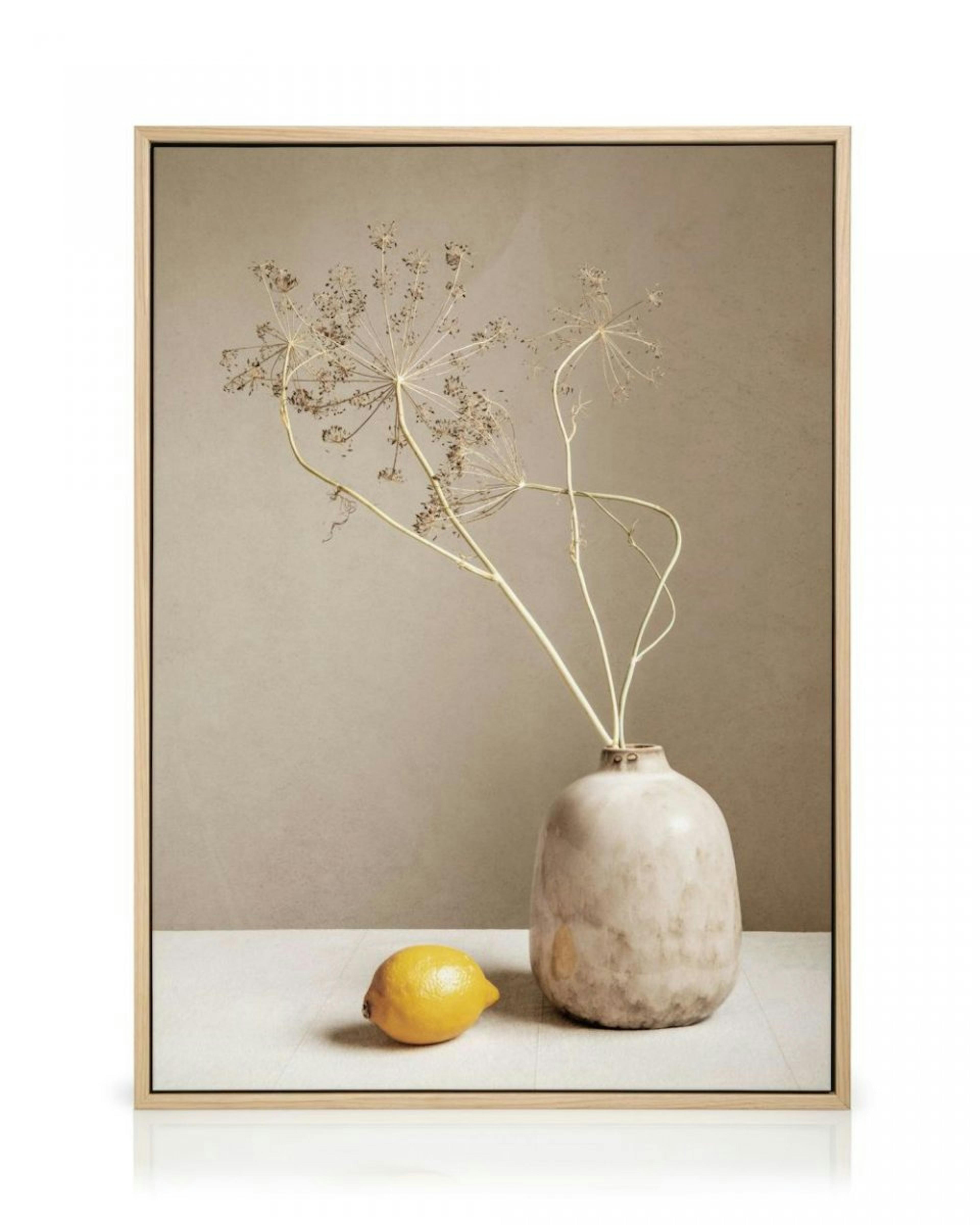 Lemon and Branches Canvas print