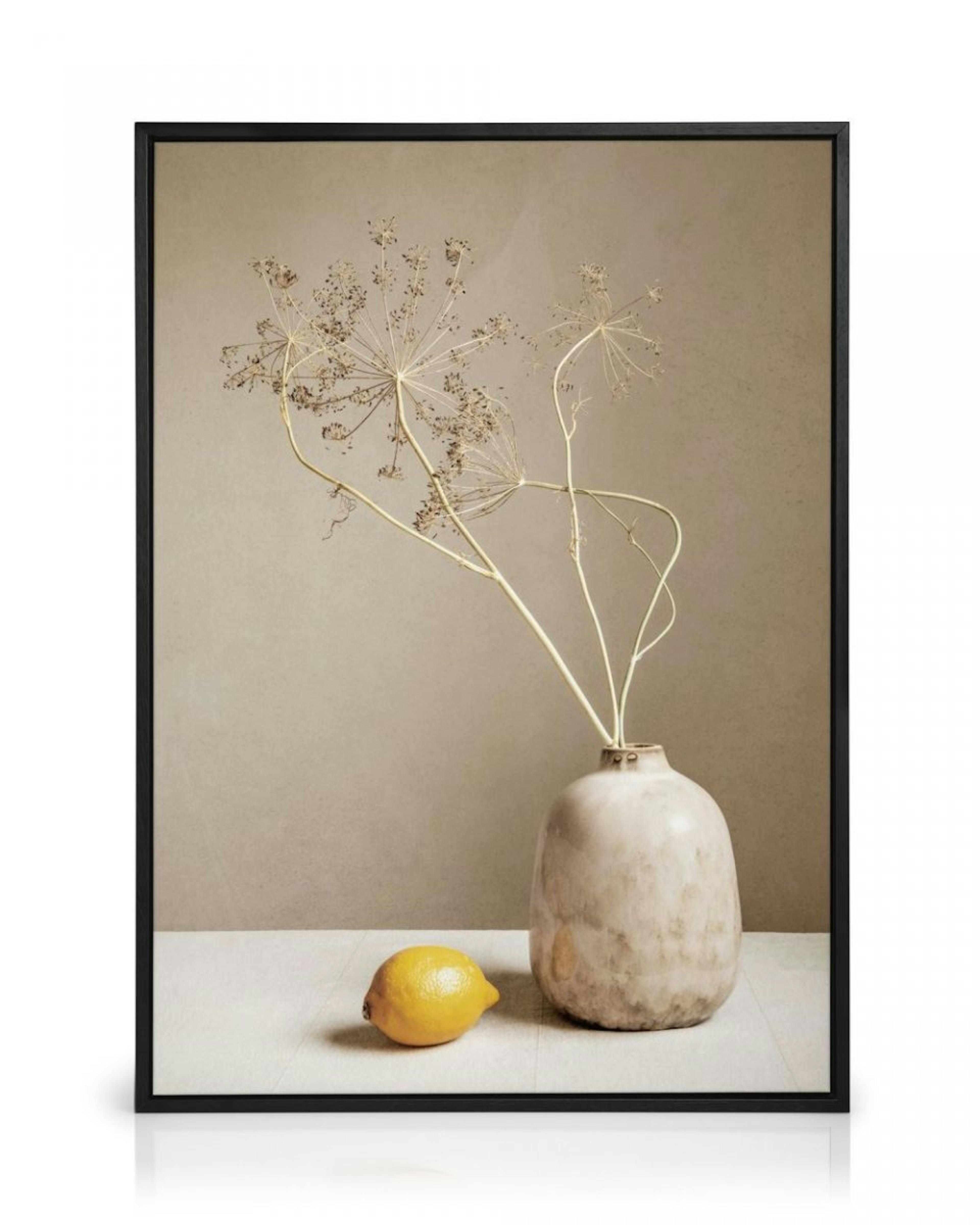 Lemon and Branches Canvas print