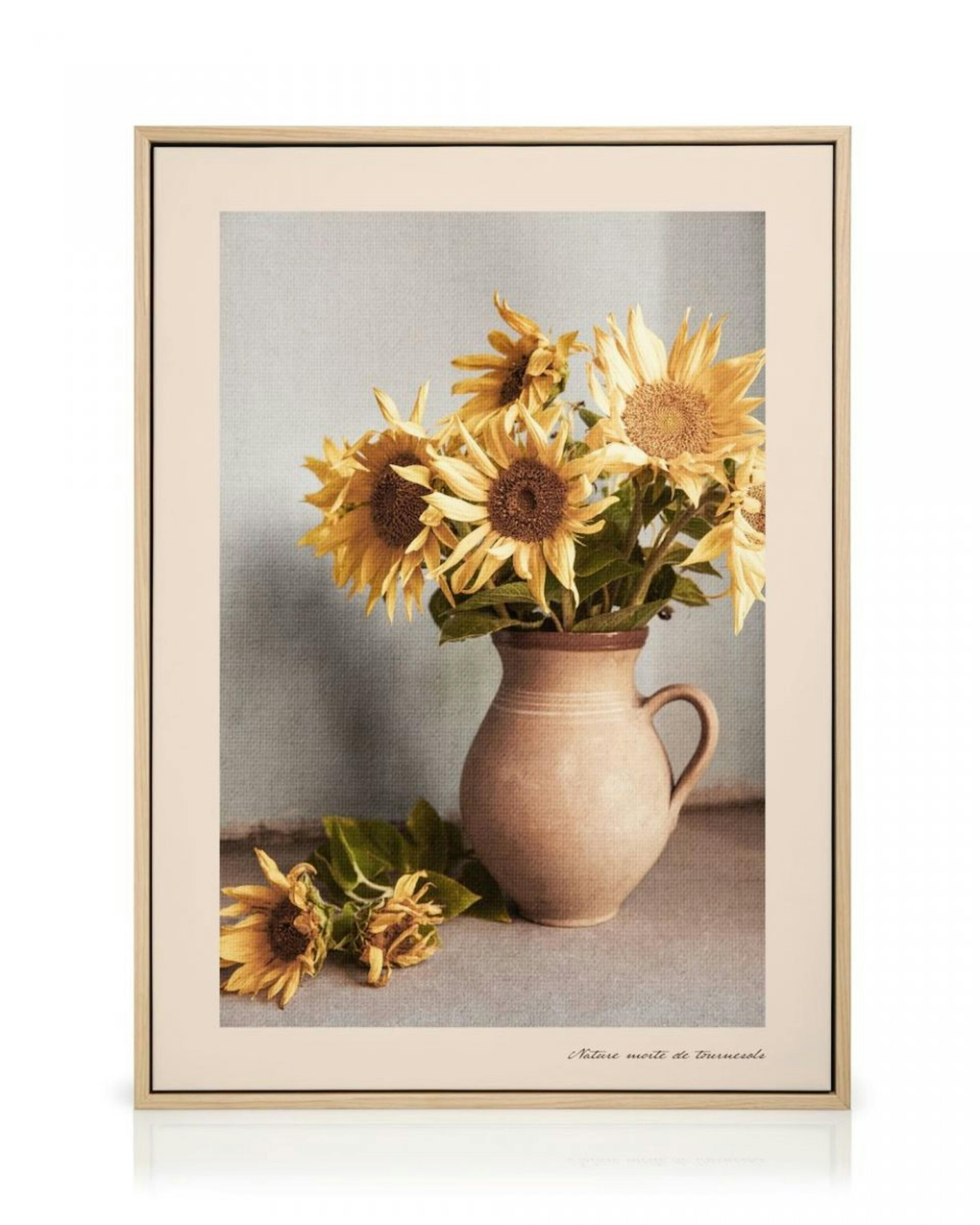 Sunflowers Still Life Canvastavla