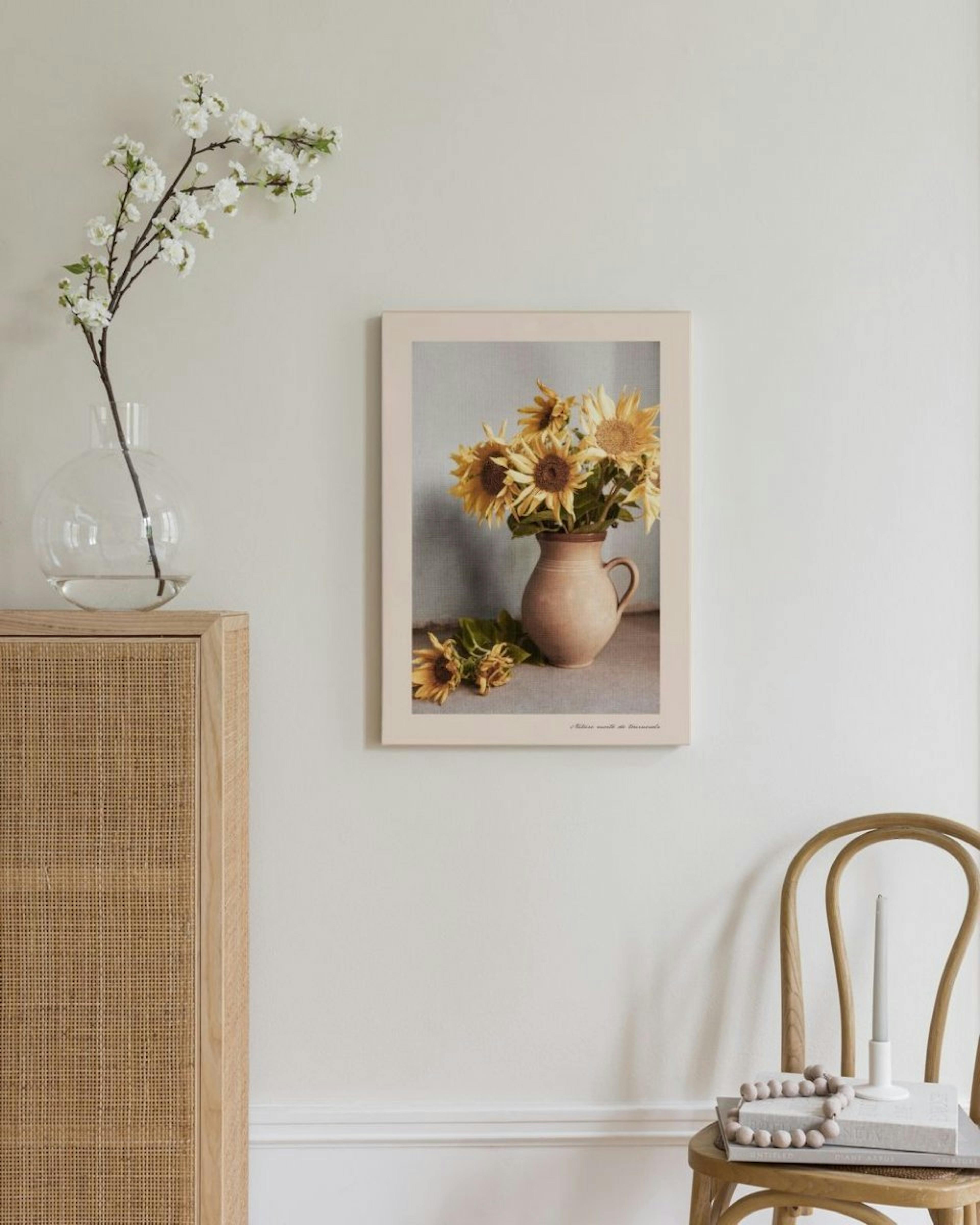 Sunflowers Still Life Canvas print