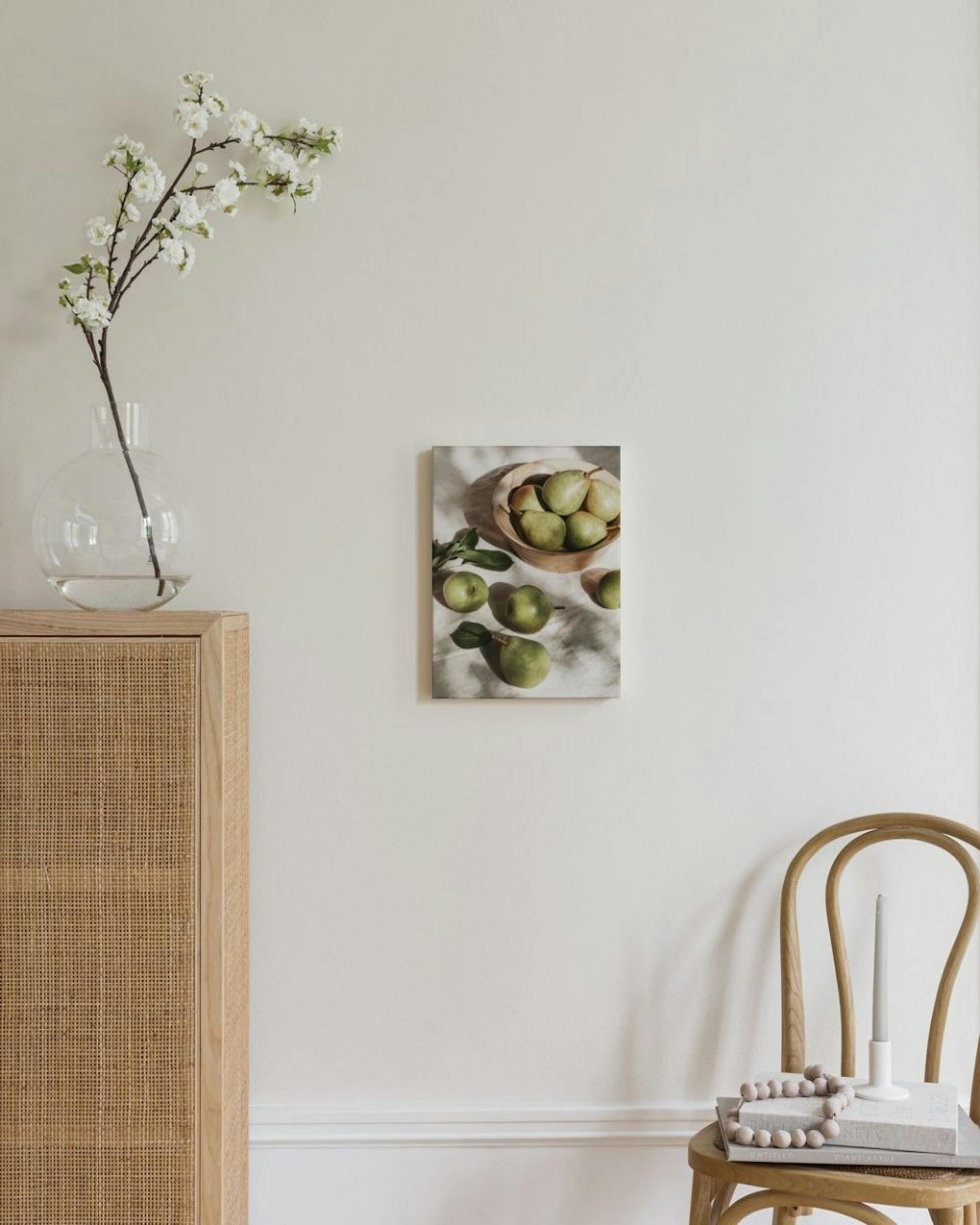 Sunlit Pears Canvas