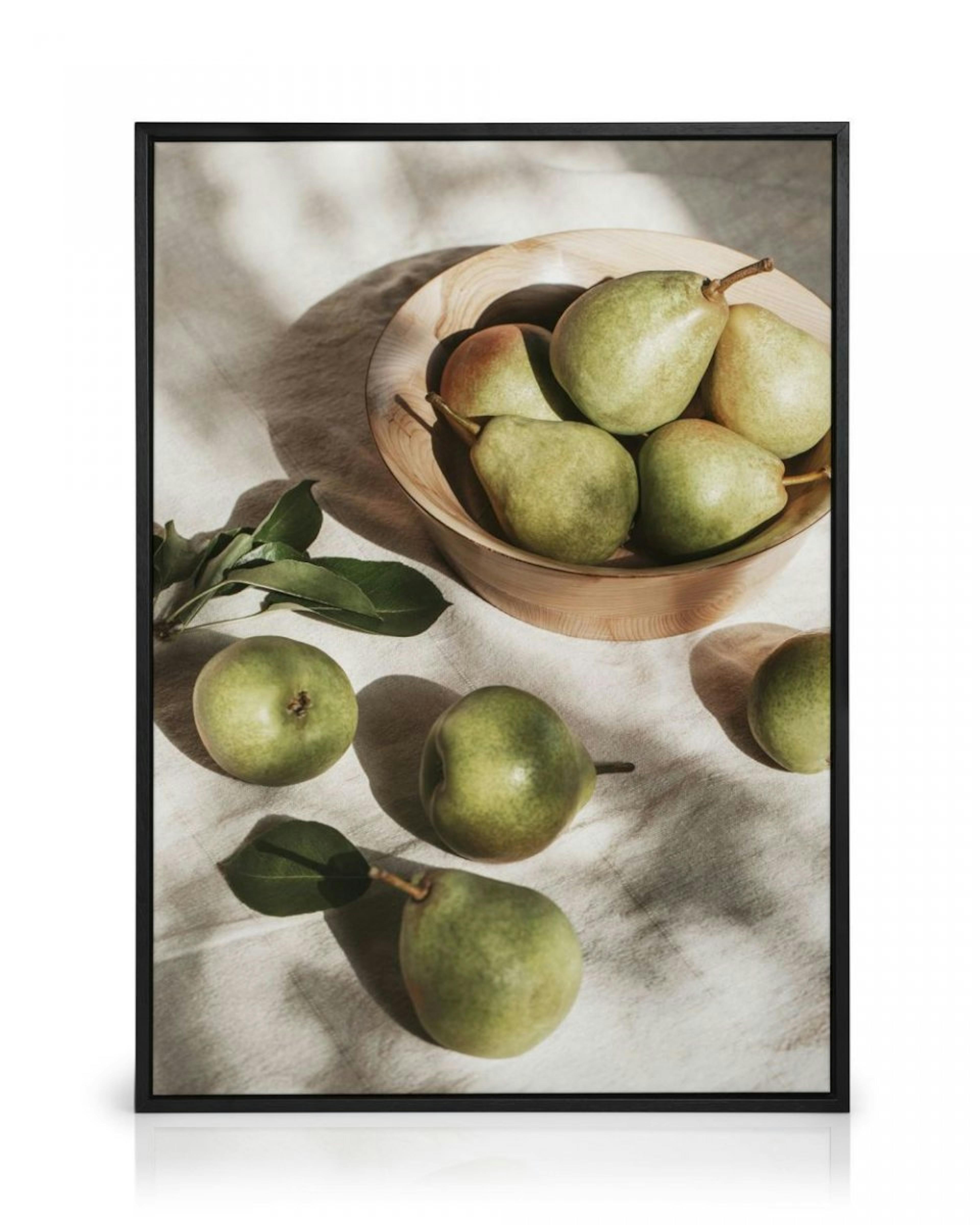 Sunlit Pears Καμβάς