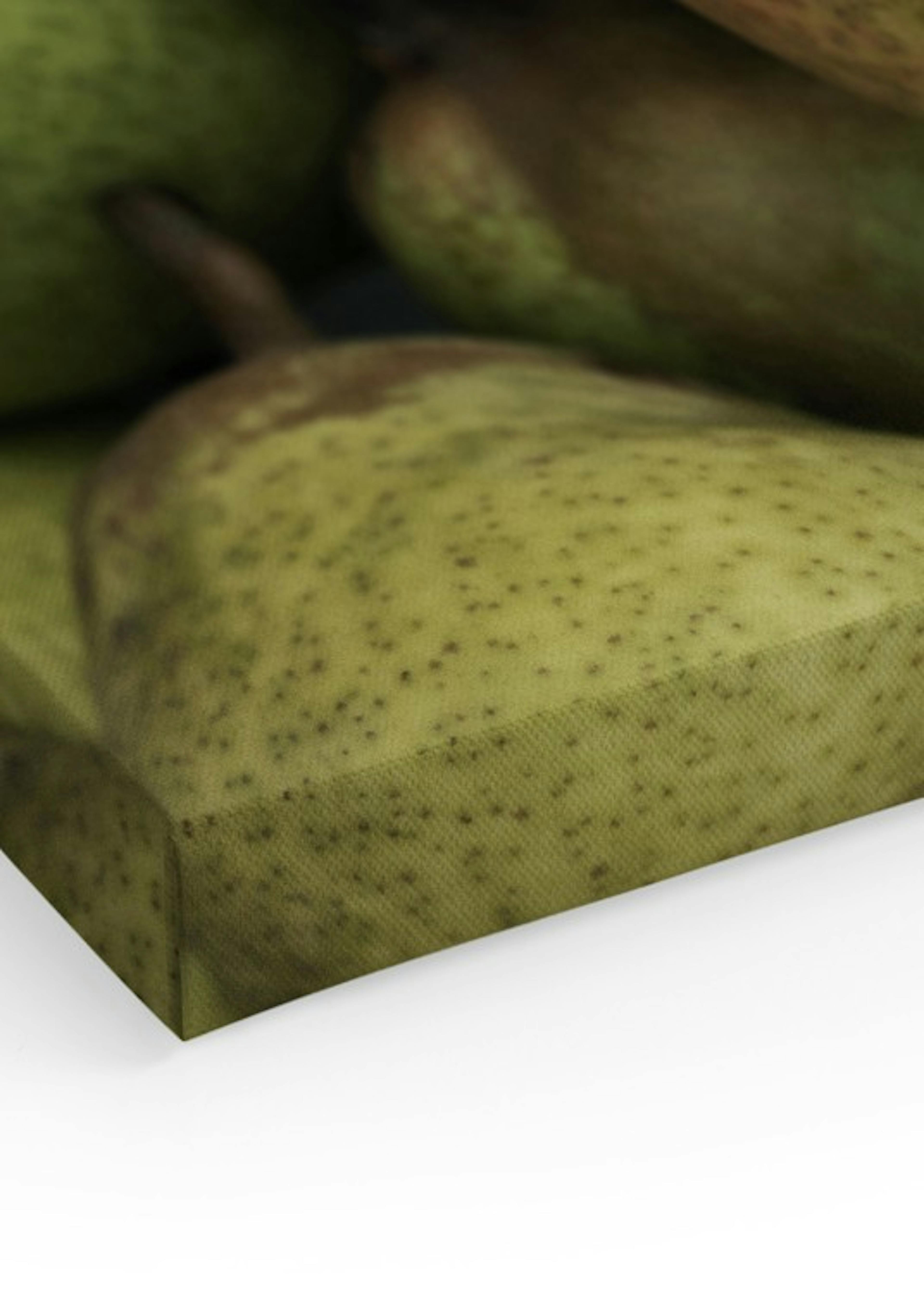 Closeup Pears Canvas