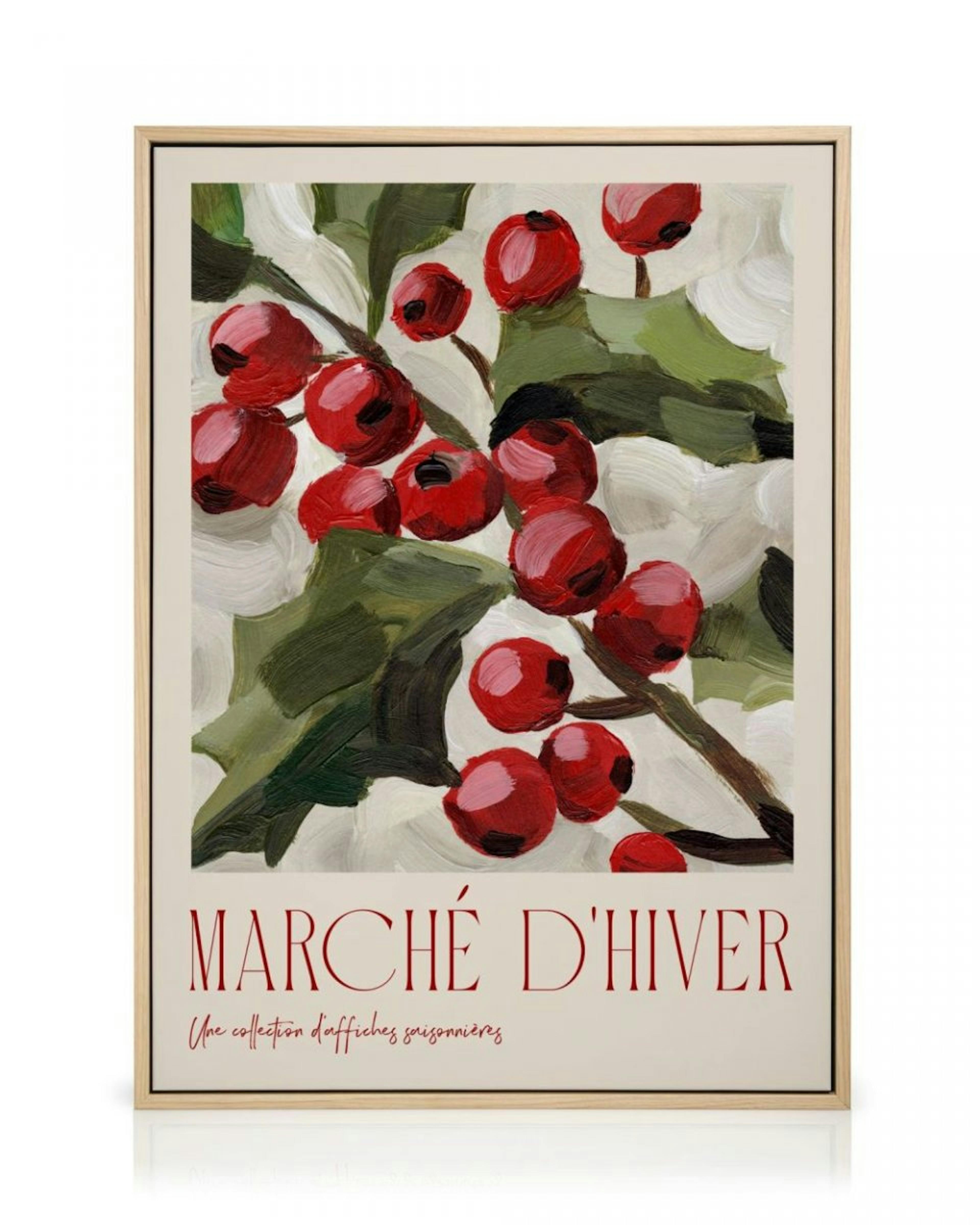 Marché D'Hiver No1 Canvas print