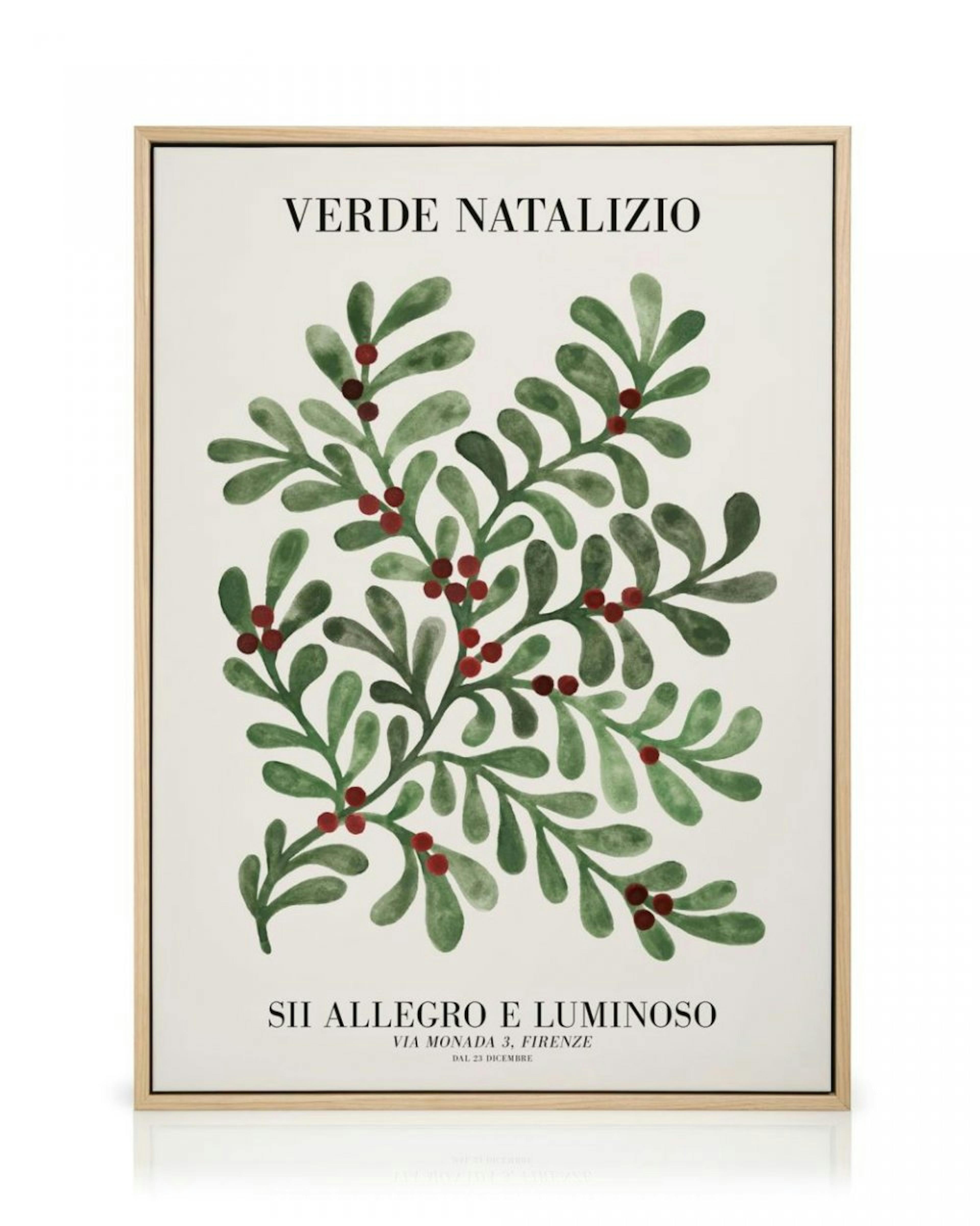 Christmas Greenery Stampa su Tela