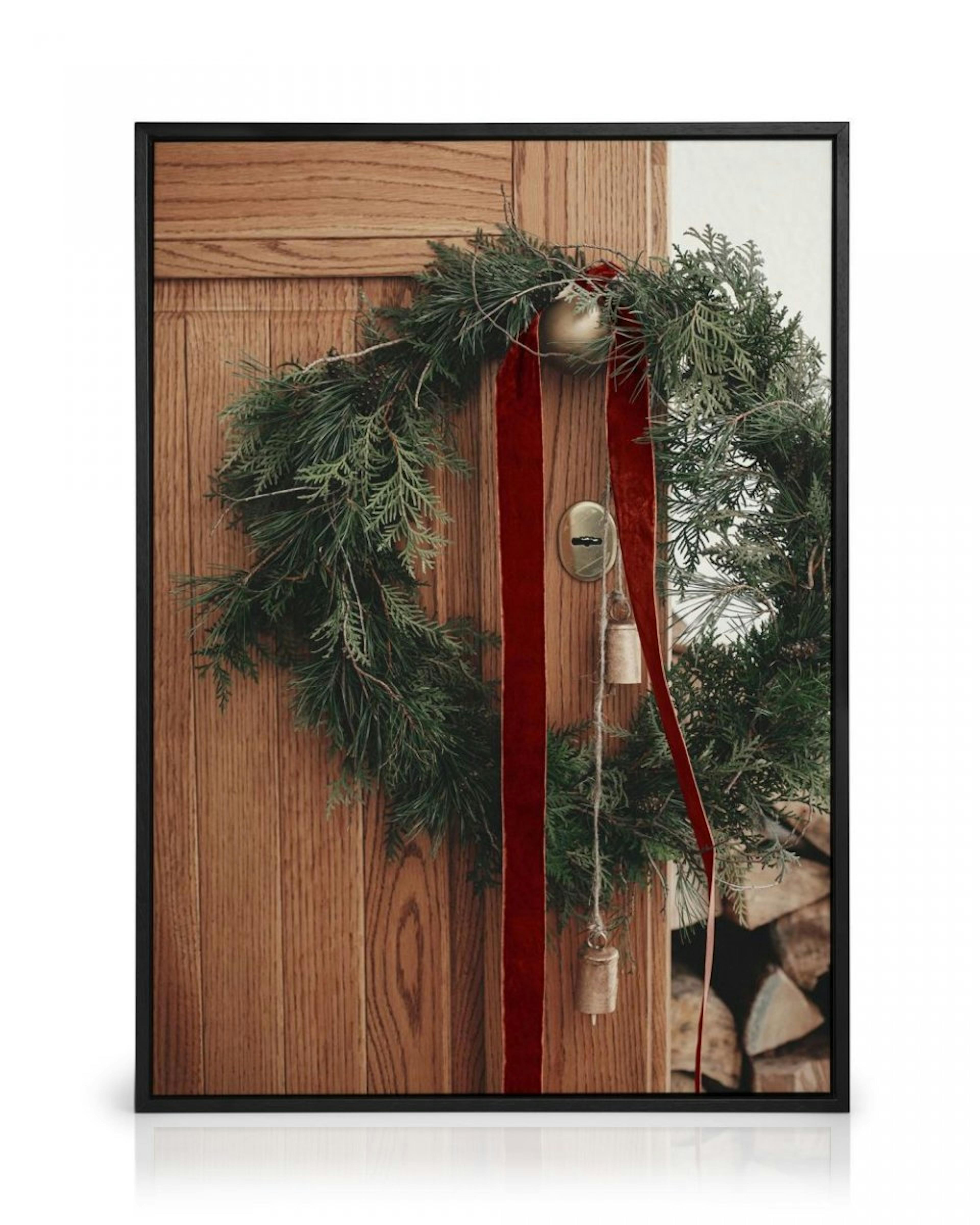 Rustic Wreath Lærred