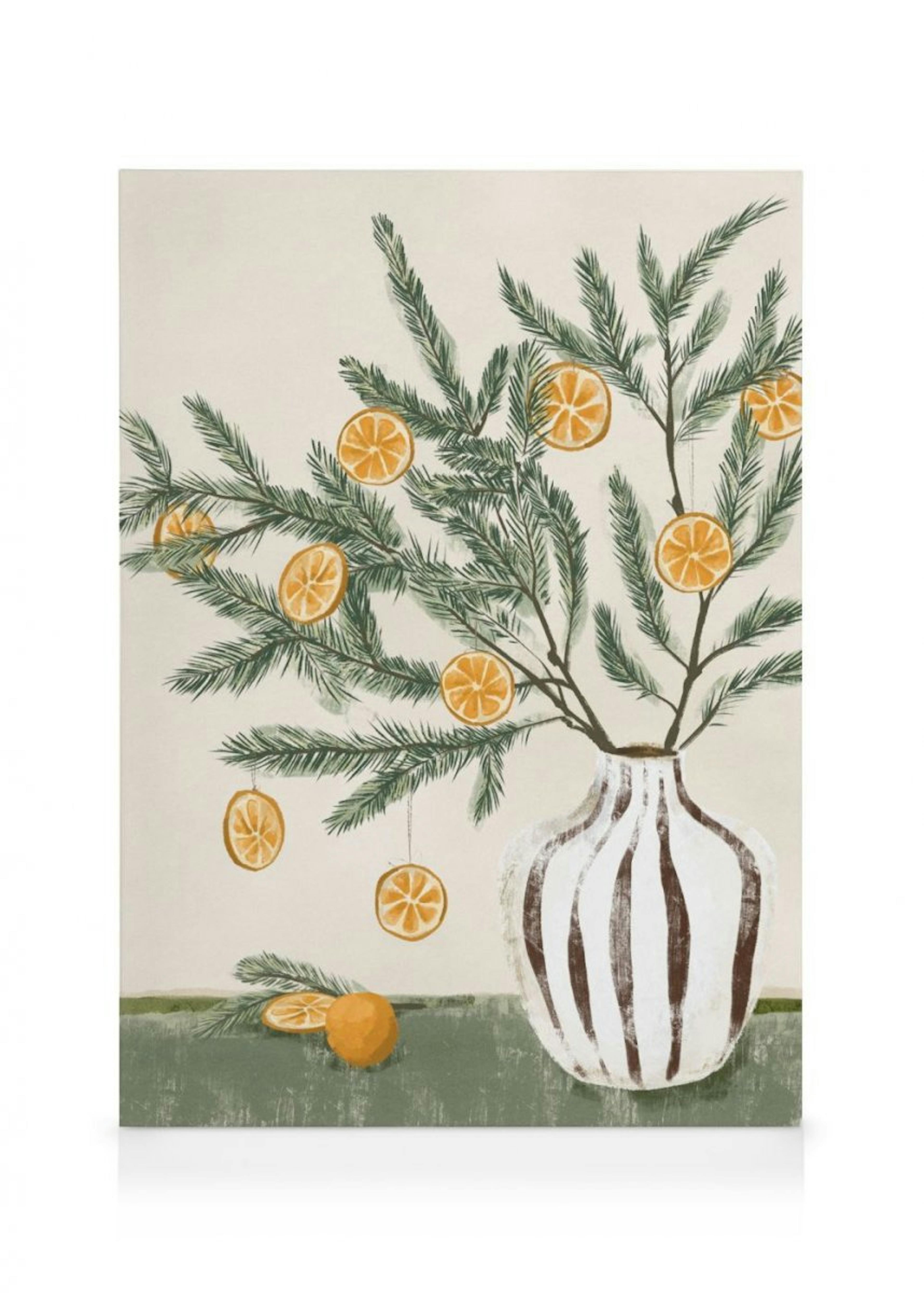 Holiday Vase Canvas print