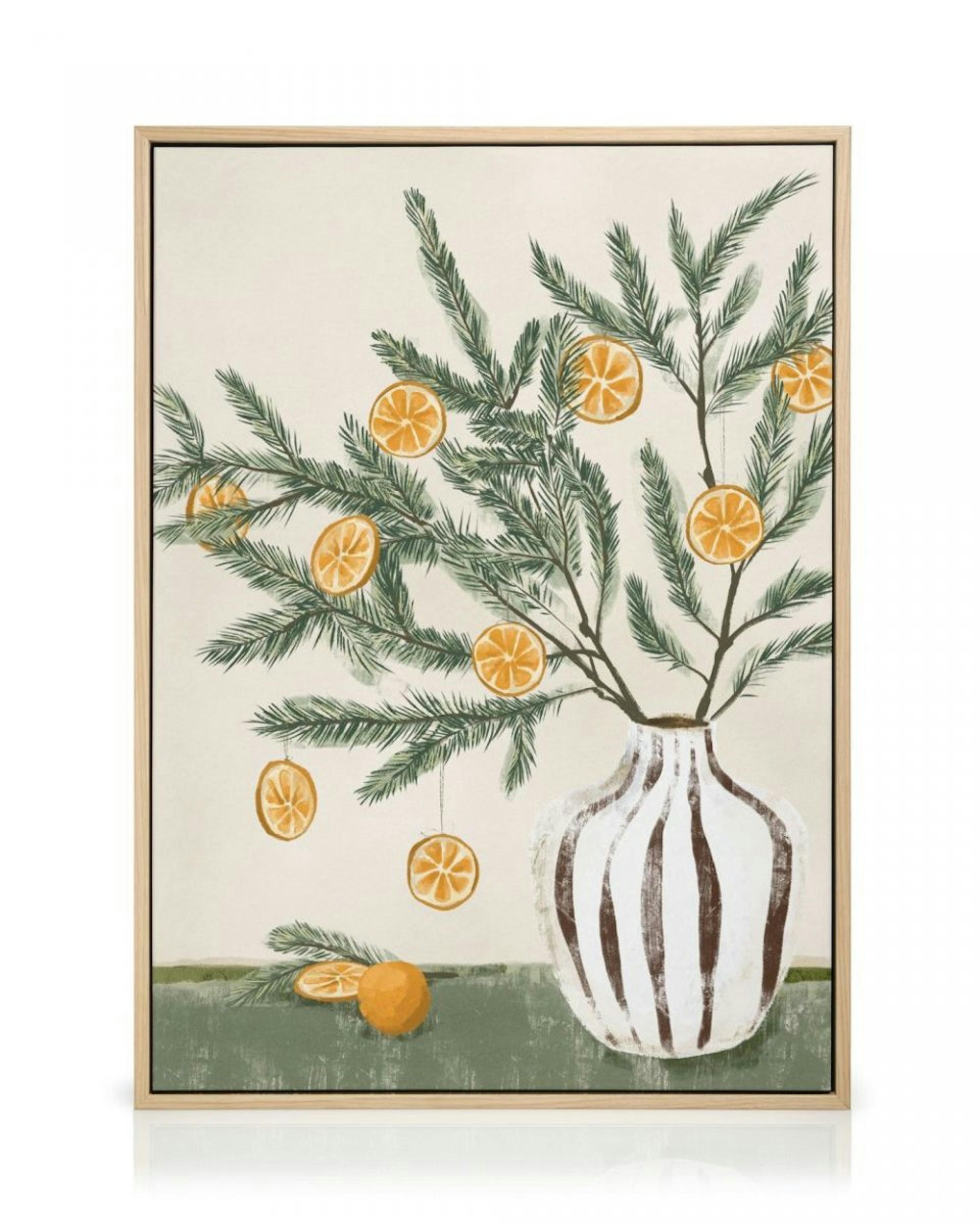 Holiday Vase Canvas print