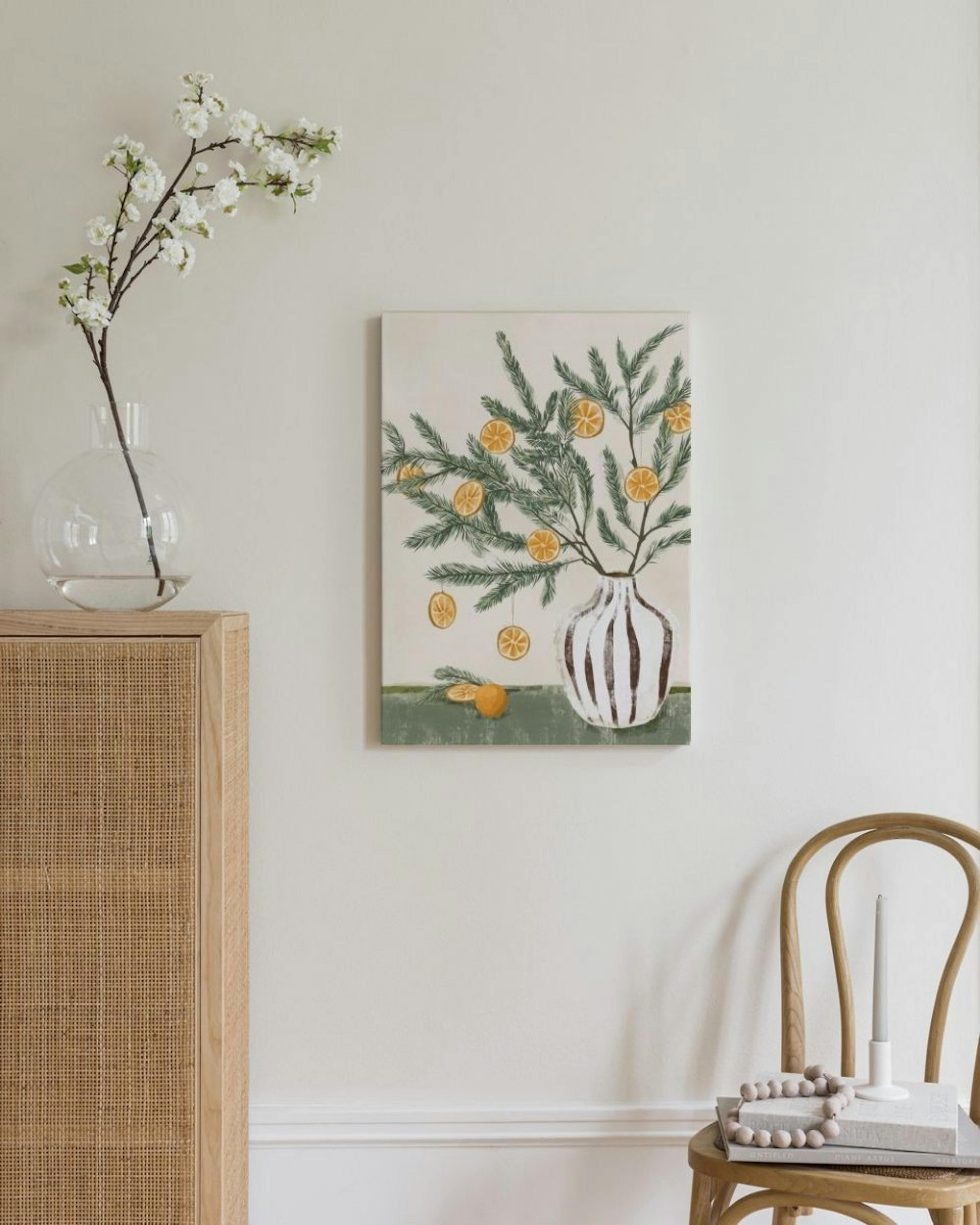 Holiday Vase Canvas