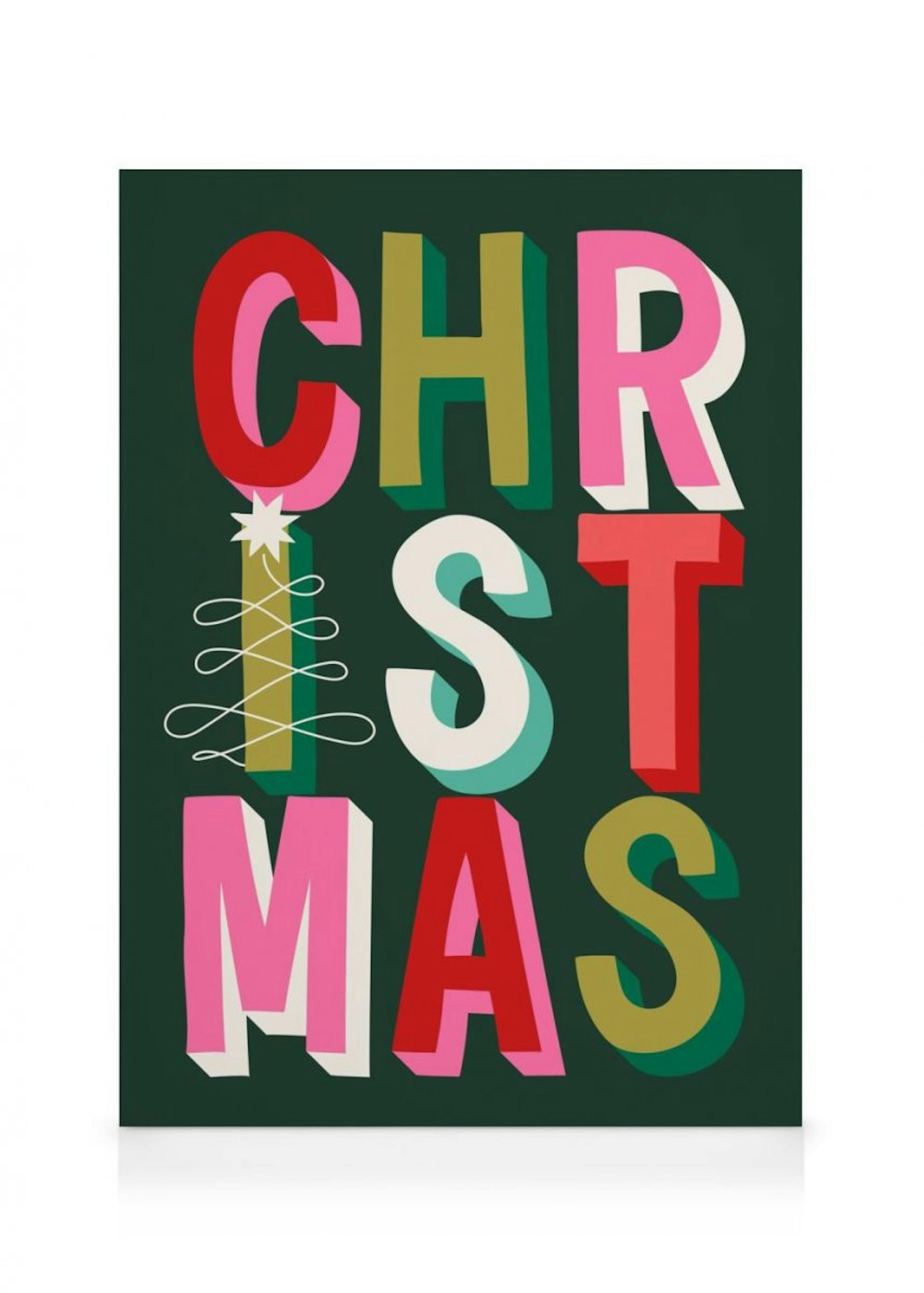 Bold Christmas Canvas print