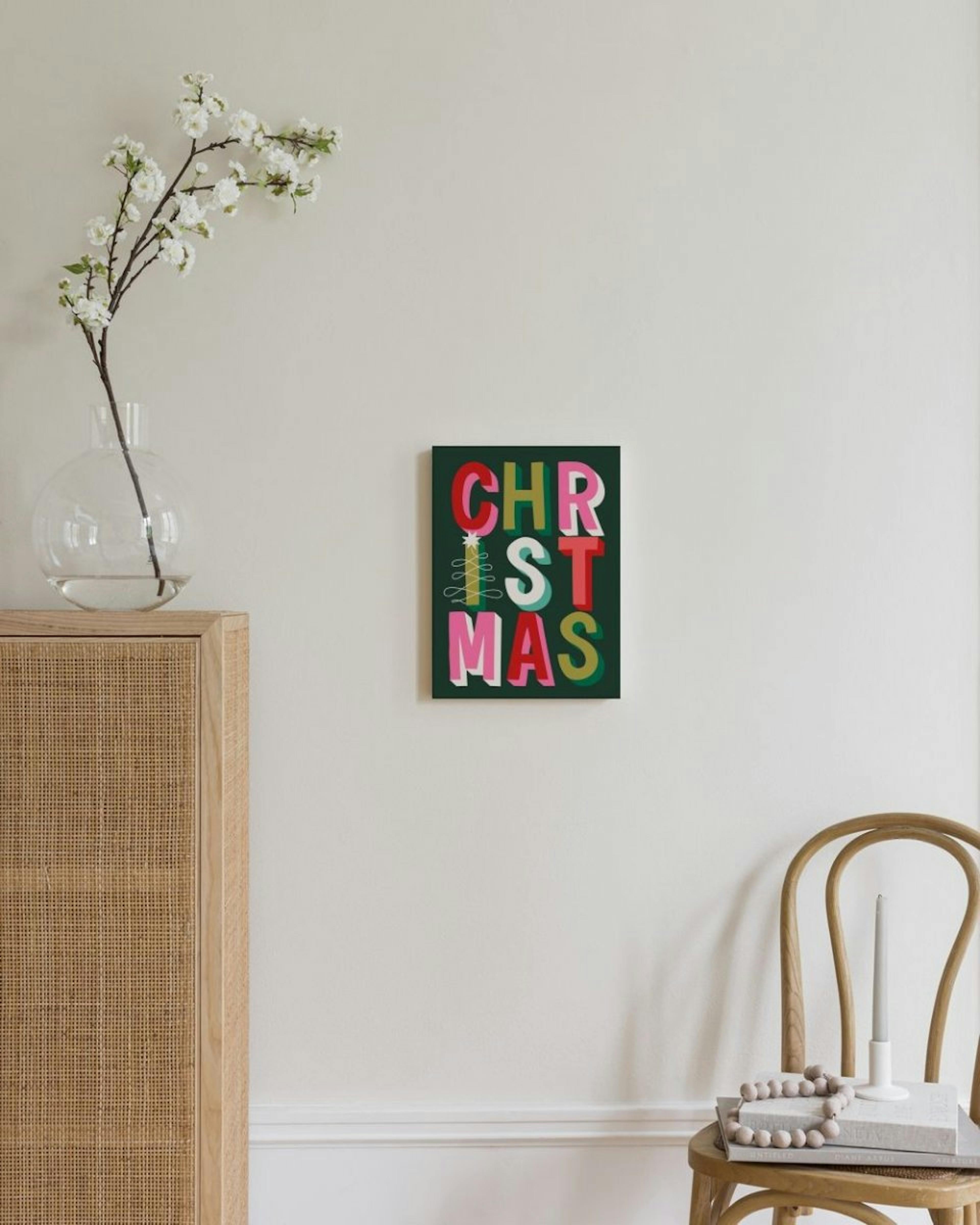 Bold Christmas Canvas print