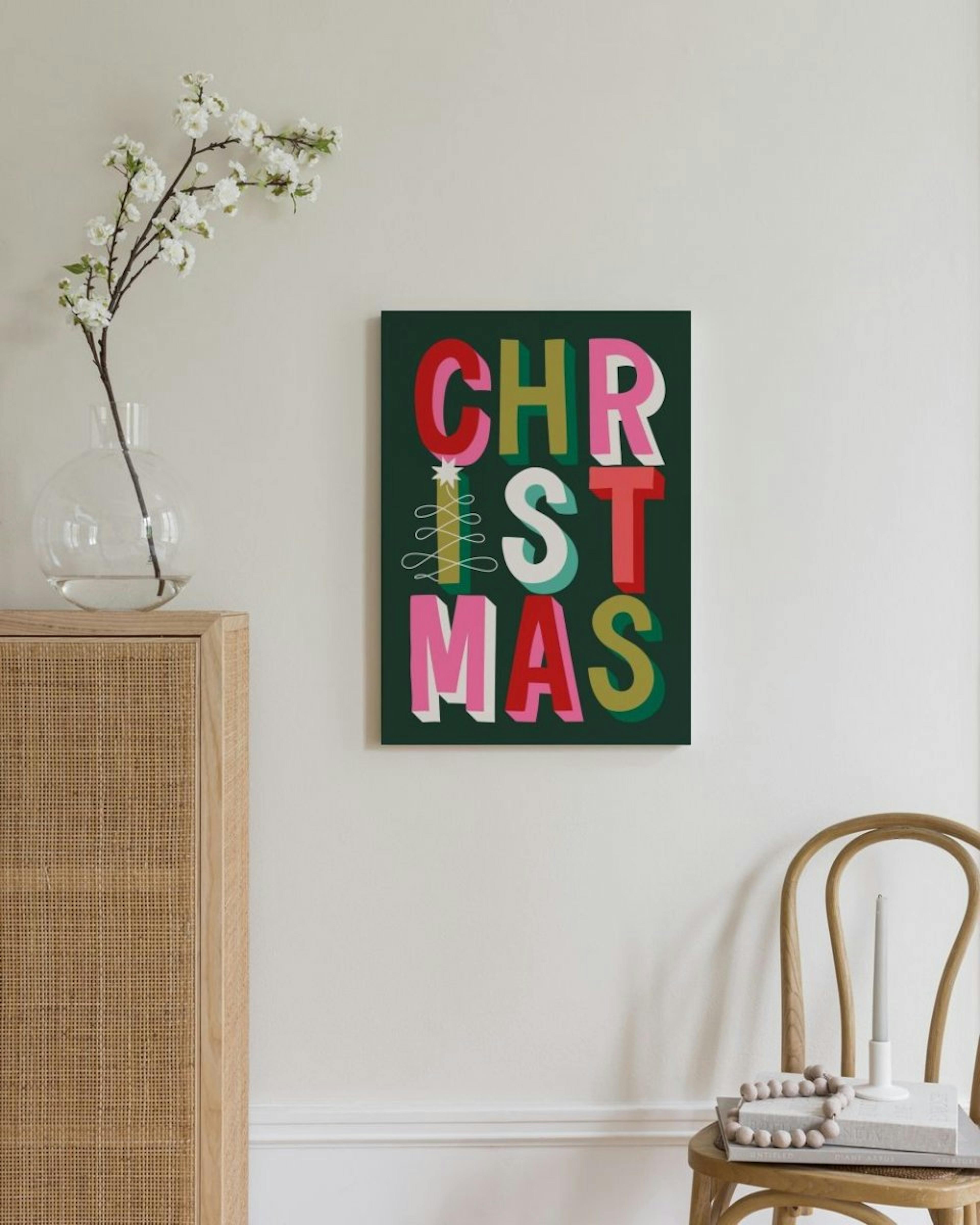 Bold Christmas Canvas print