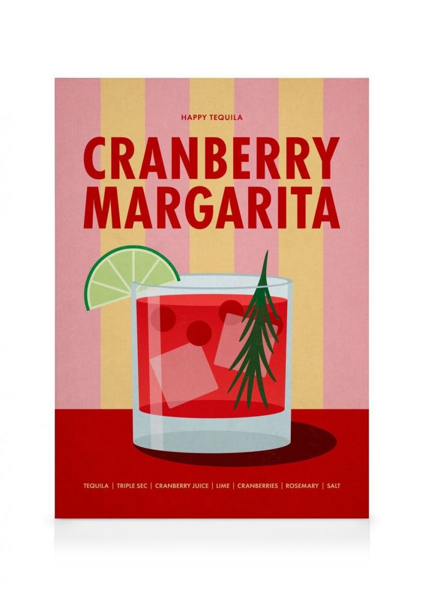 Cranberry Margarita Obraz na plátne (30x40 cm - Dubový rám)
