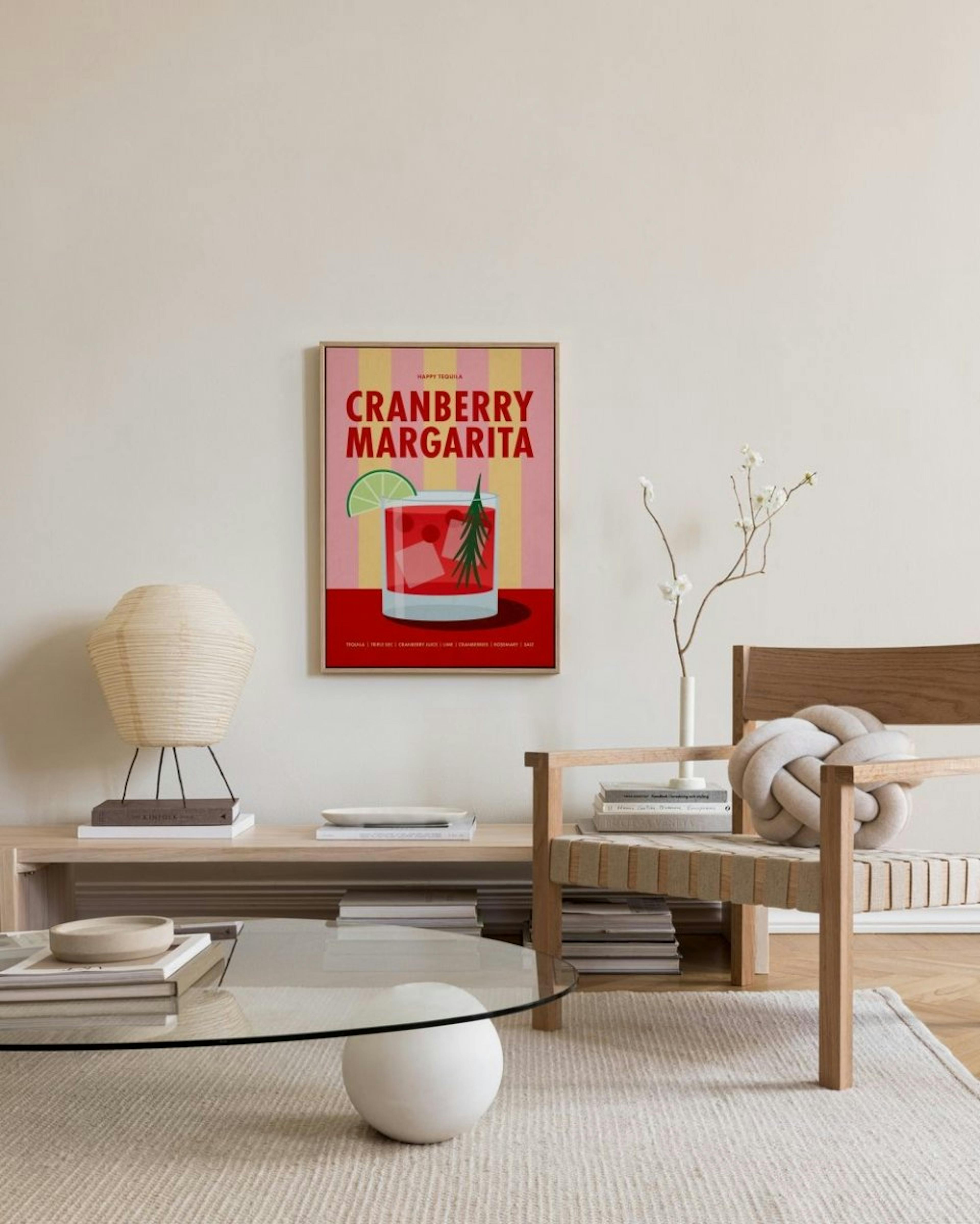 Cranberry Margarita Obraz na plátně