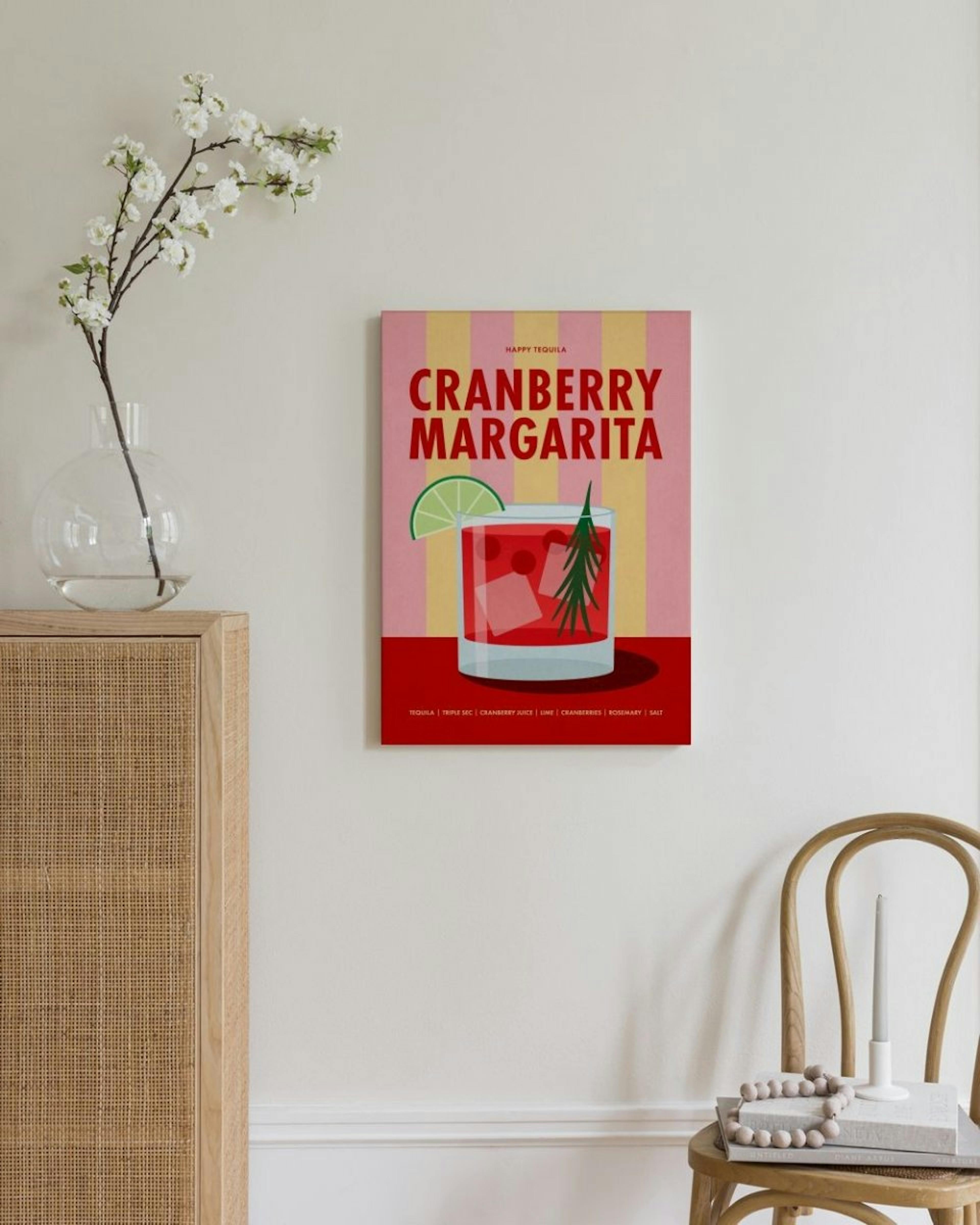 Cranberry Margarita Toile