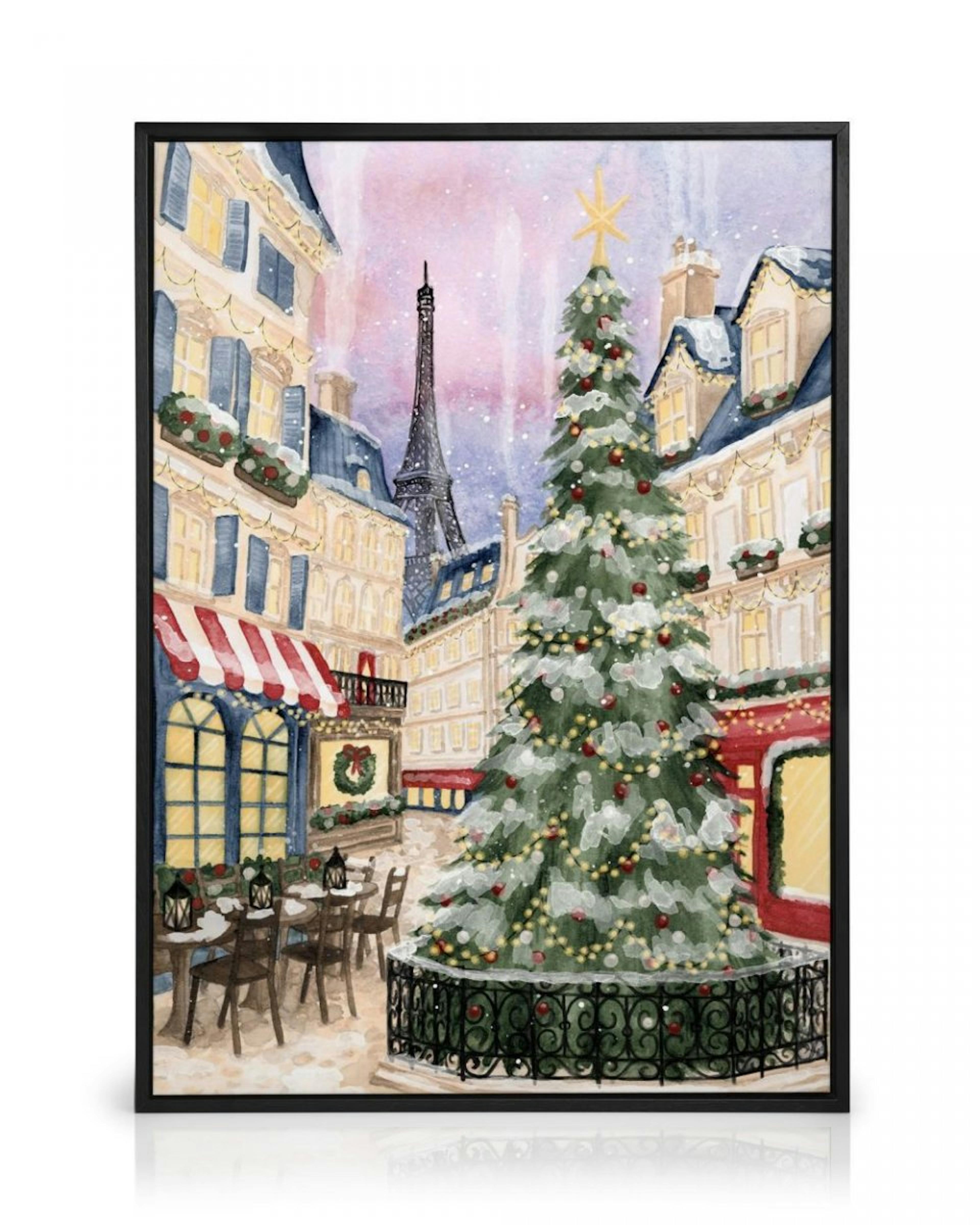 Christmas in Town Canvas