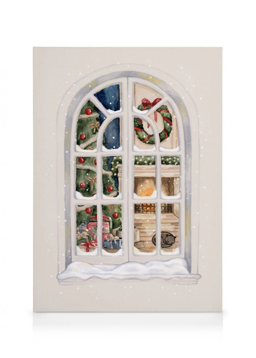 Canvas Prints Christmas Inside Canvas print (50x70 cm - Black Frame)