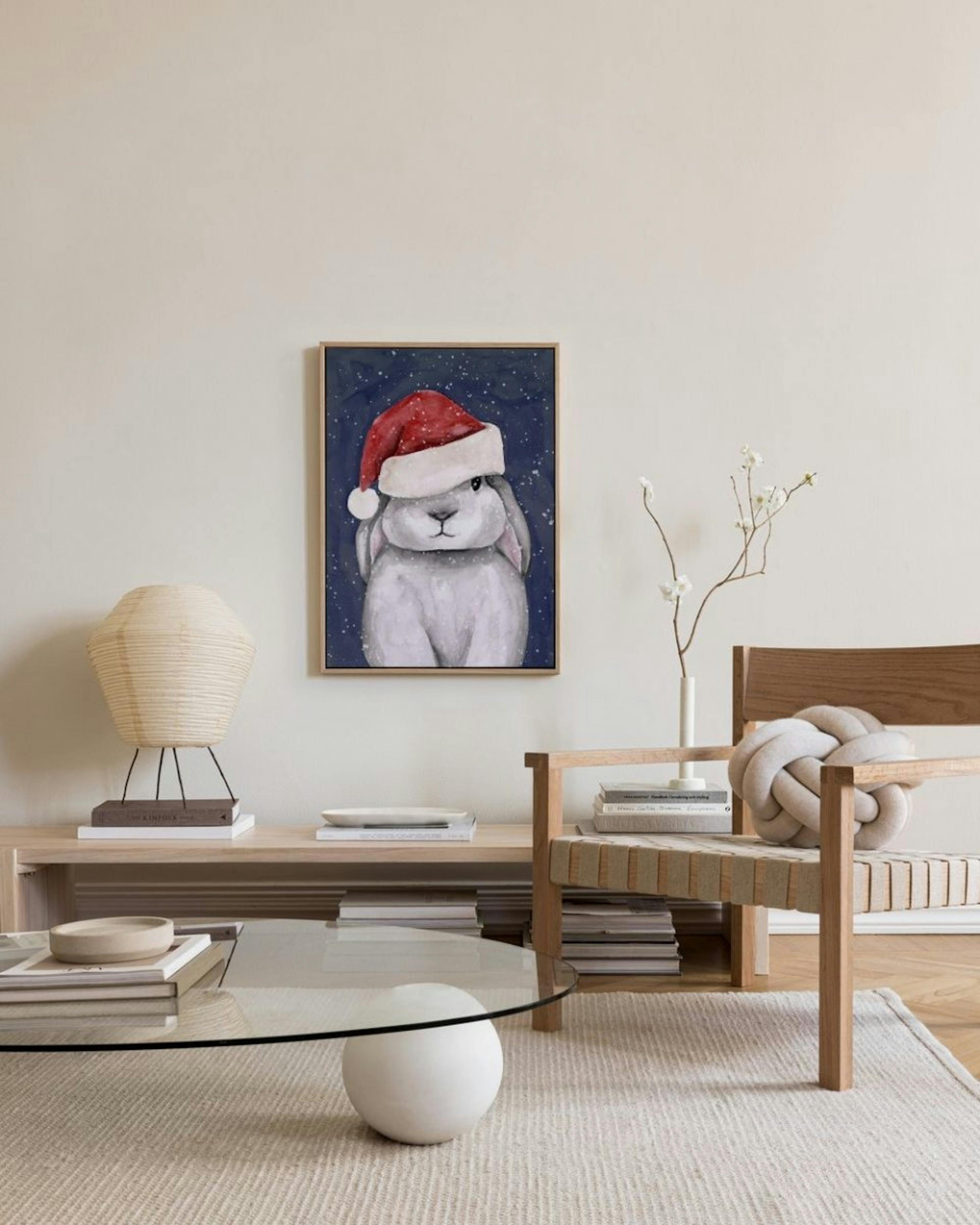 Christmas Bunny Canvas