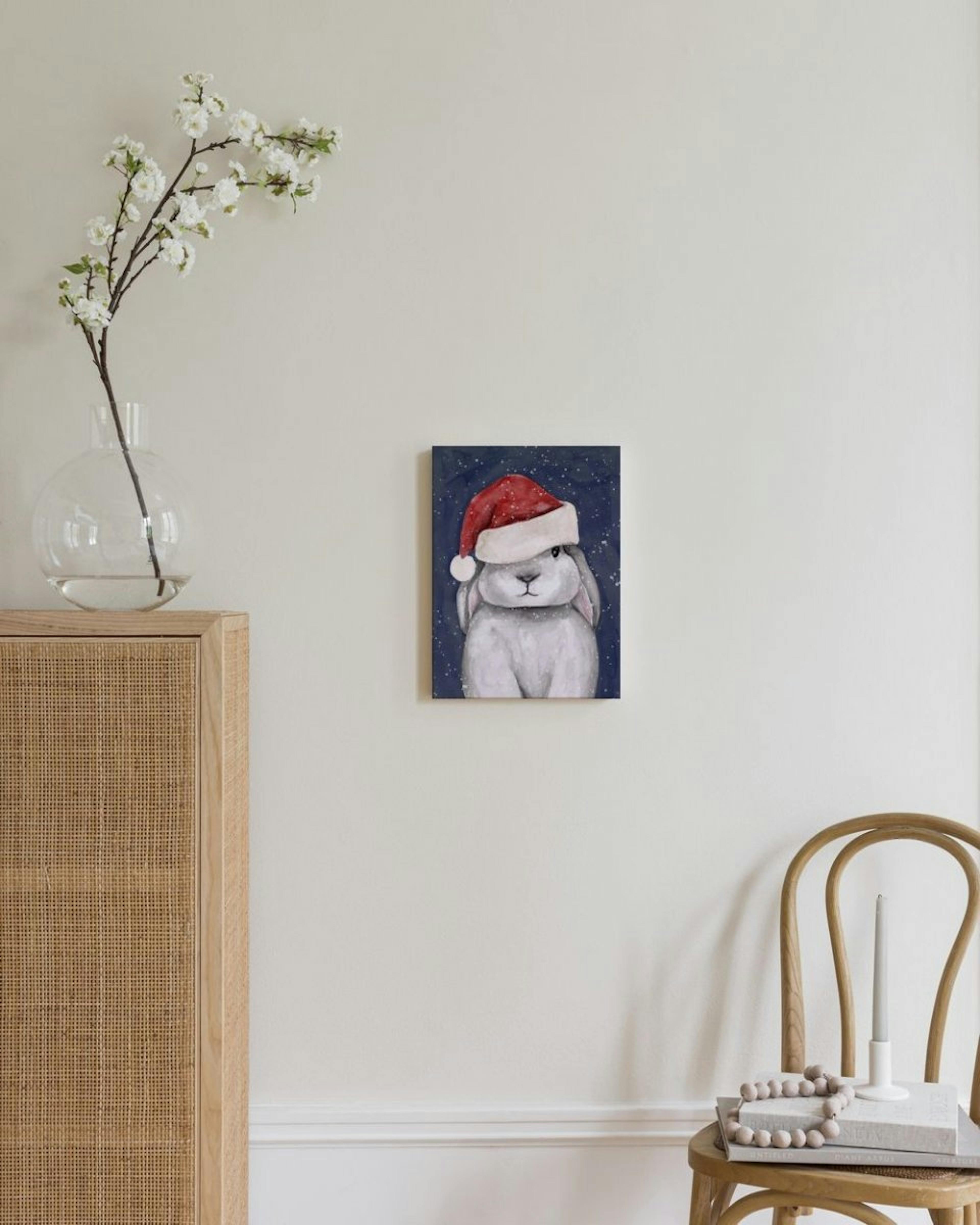 Christmas Bunny Canvas print