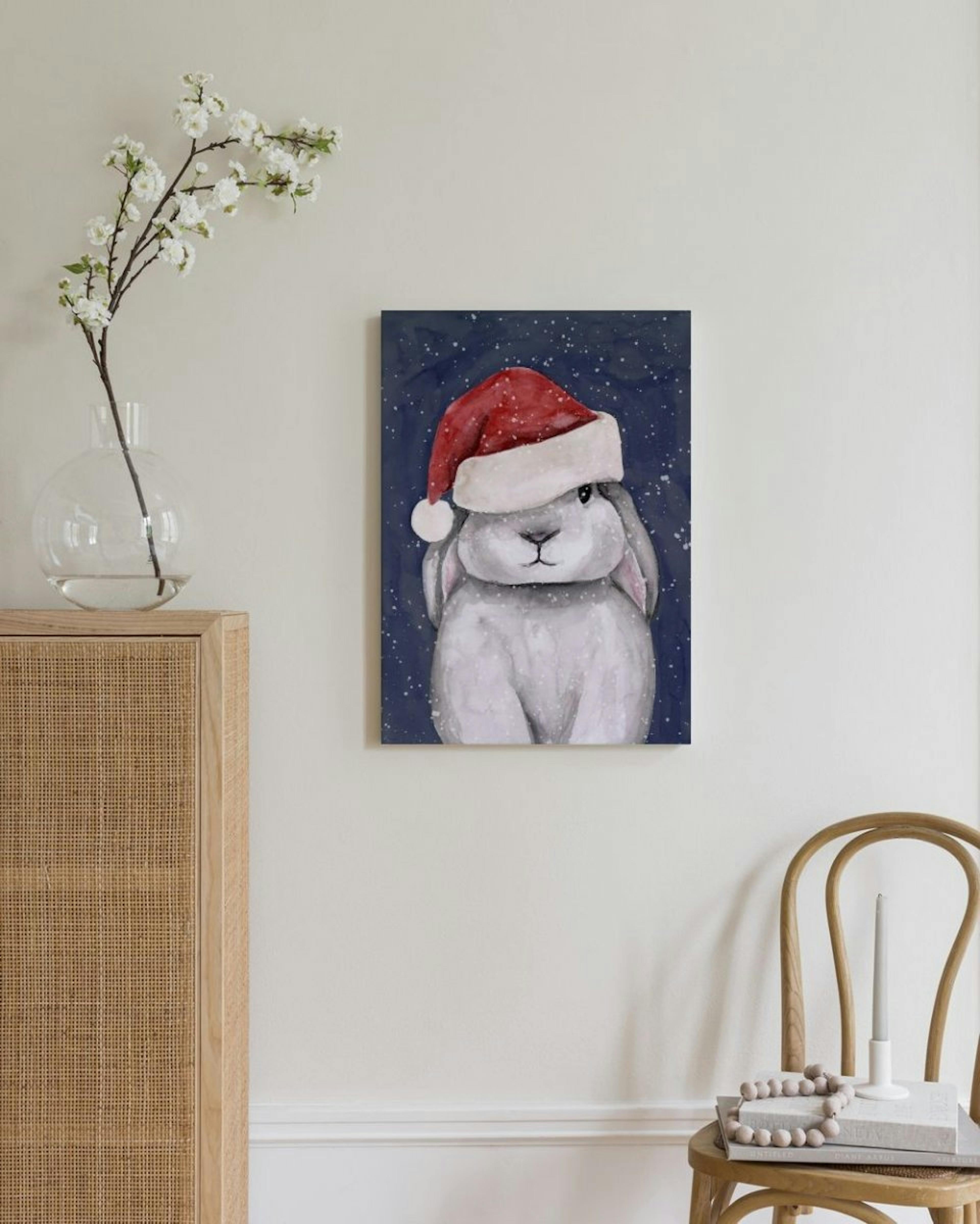 Christmas Bunny Canvas