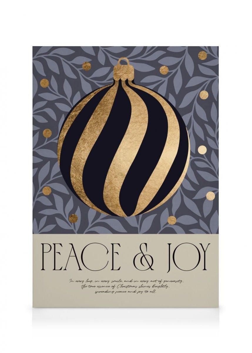 Obrazy na płótnie Peace and Joy Obraz na płótnie (30x40 cm - Ramka dębowa)
