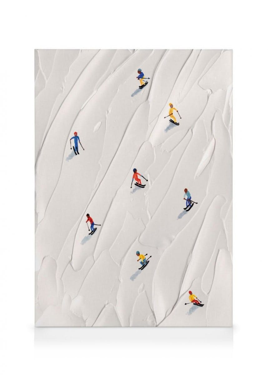 Obrazy na płótnie Ski Slope Obraz na płótnie (100x140 cm)