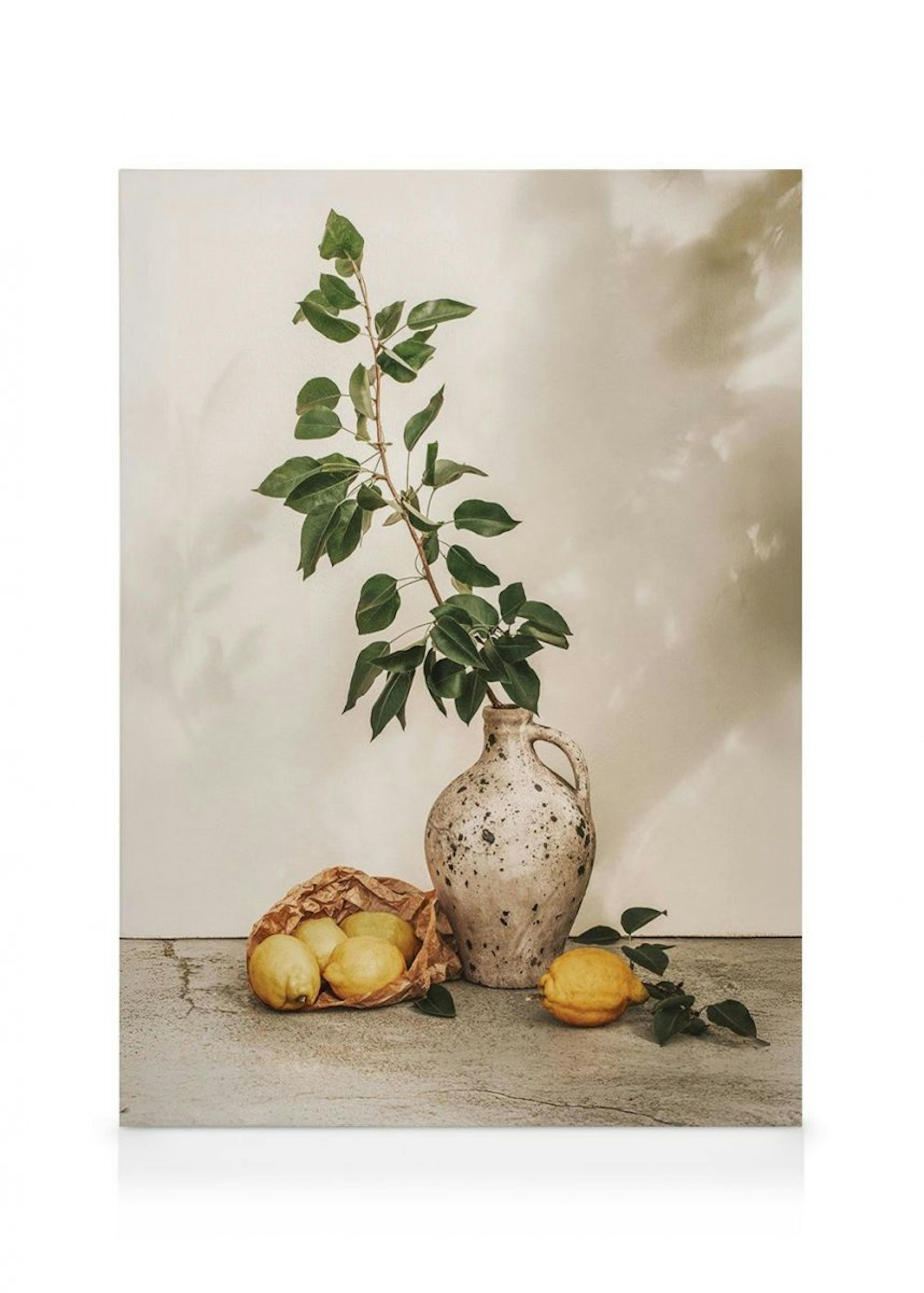 Afternoon Lemons Canvas print