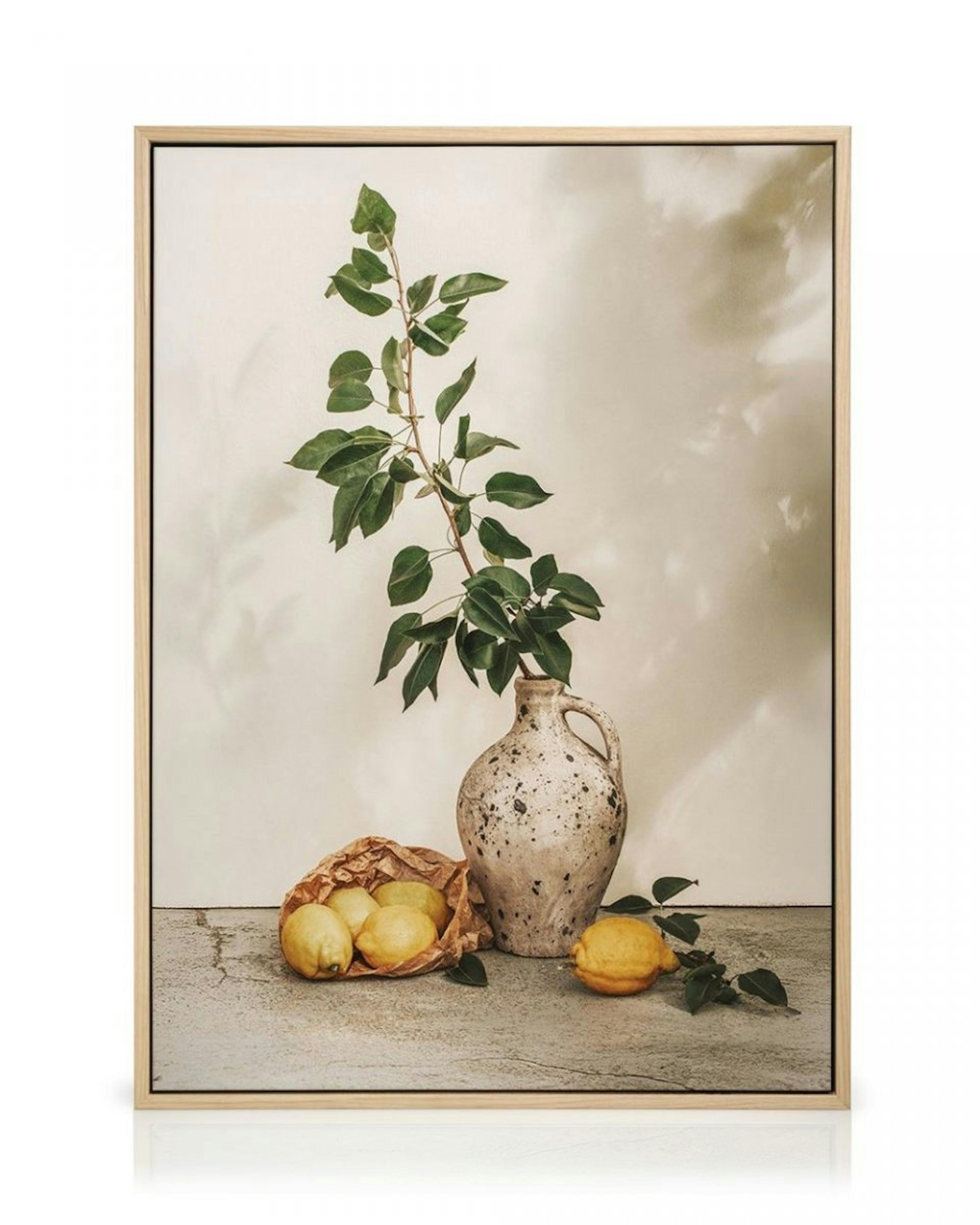 Afternoon Lemons Canvas print