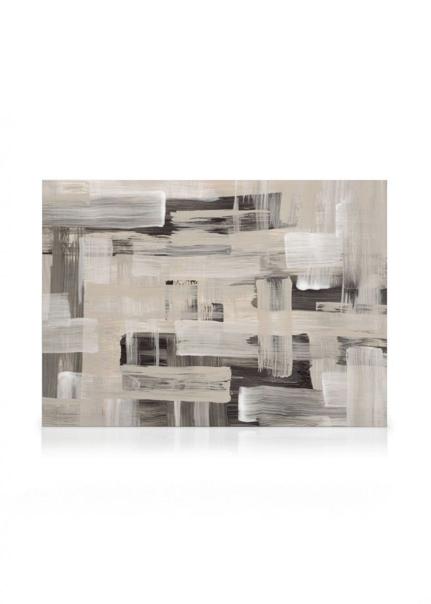 Canvas Prints Abstract Streaks Canvas print (30x40 cm - Oak Frame)