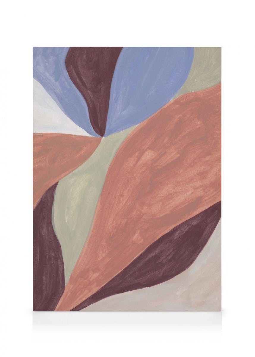 Canvastavlor Tons Terreux No2 Canvastavla (70x100 cm - Svart ram)