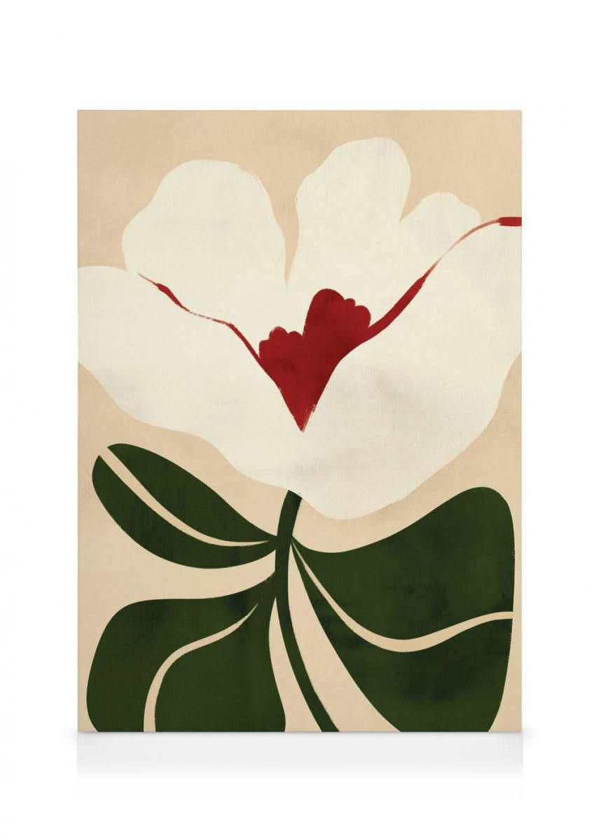 Obrazy na płótnie Illustrated Floral Obraz na płótnie (70x100 cm - Ramka dębowa)