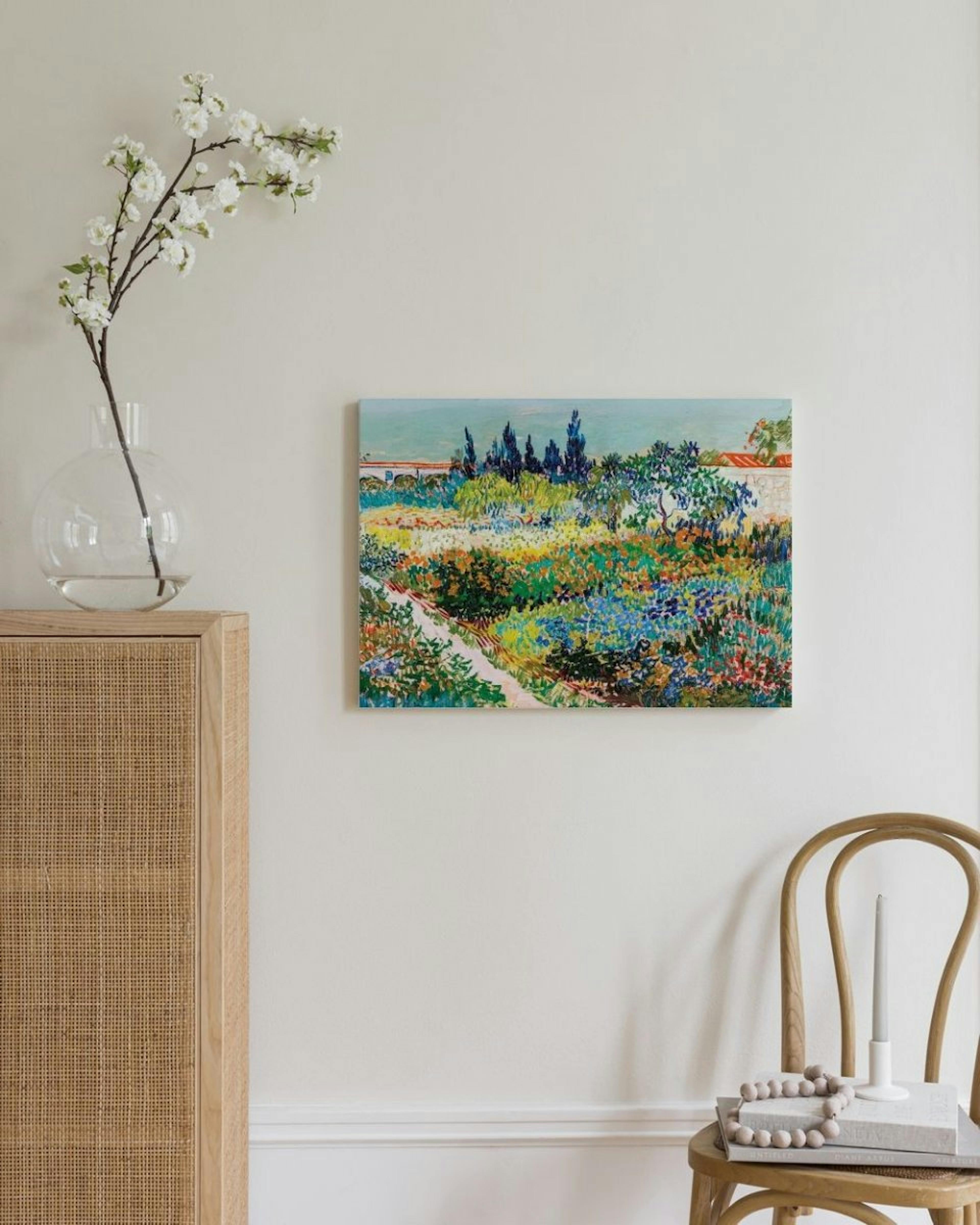 Van Gogh - Garden at Arles Landscape Canvas print