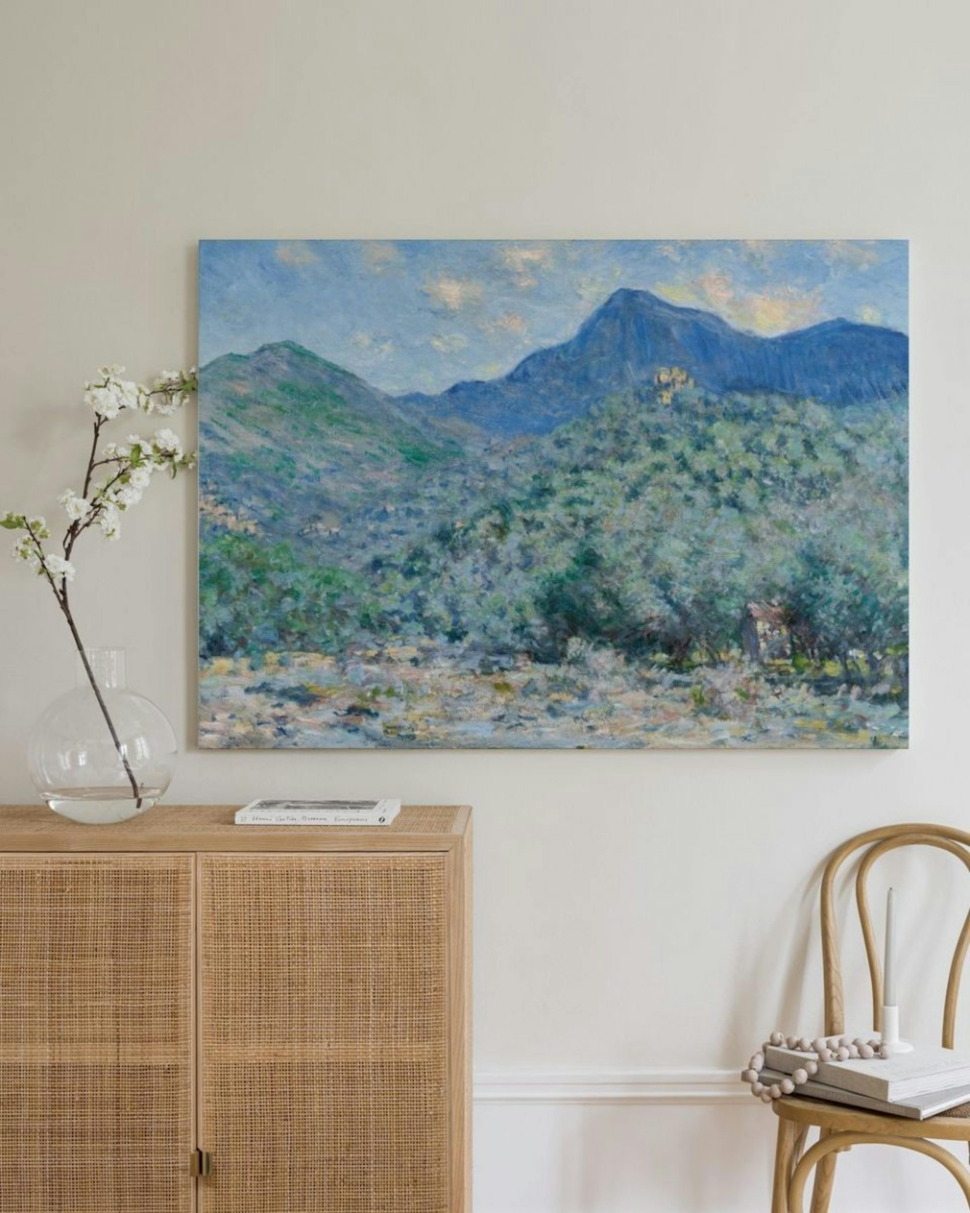 Monet - Valle Buona, Near Bordighera Landscape Canvas print