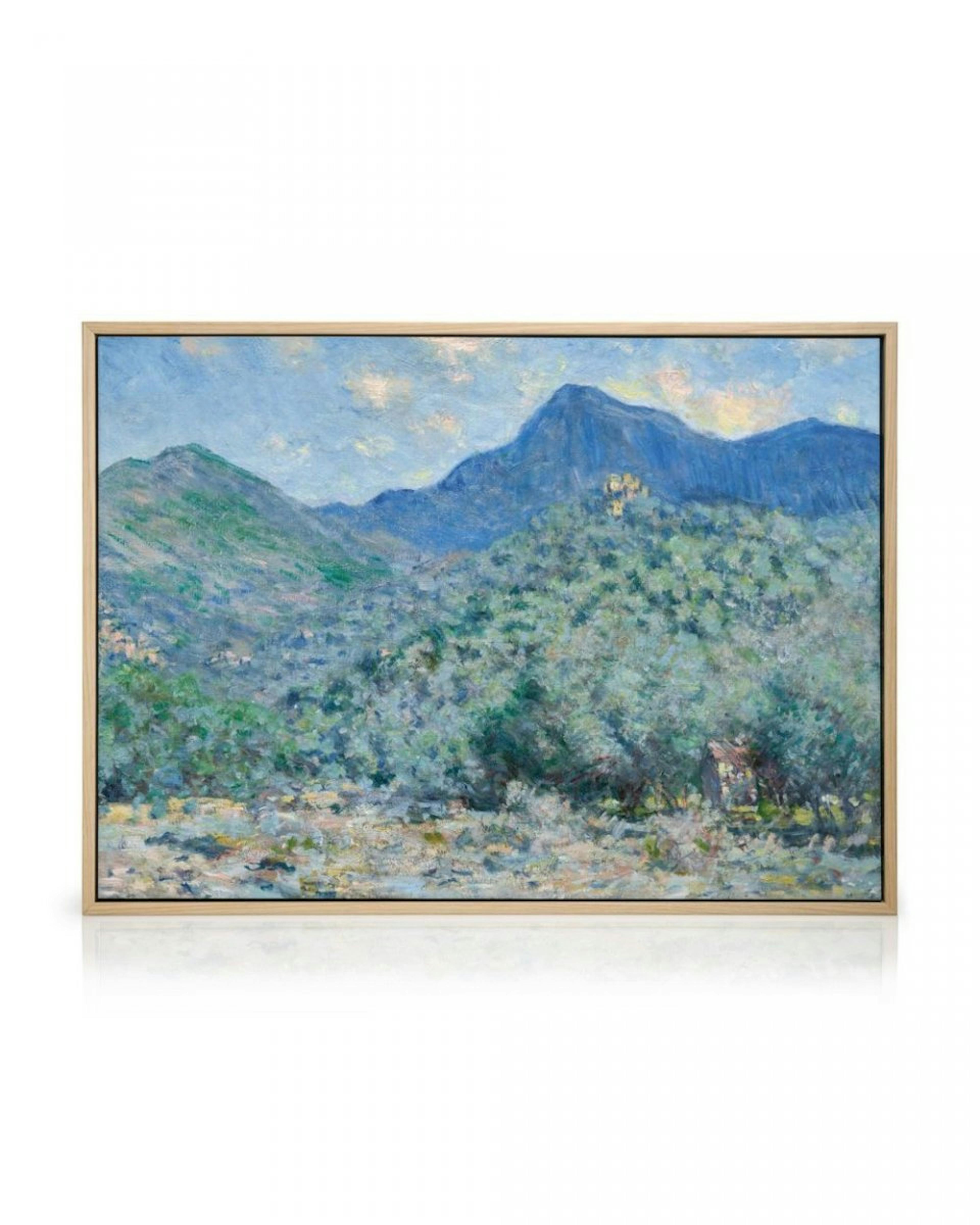 Monet - Valle Buona, Near Bordighera Landscape Canvas