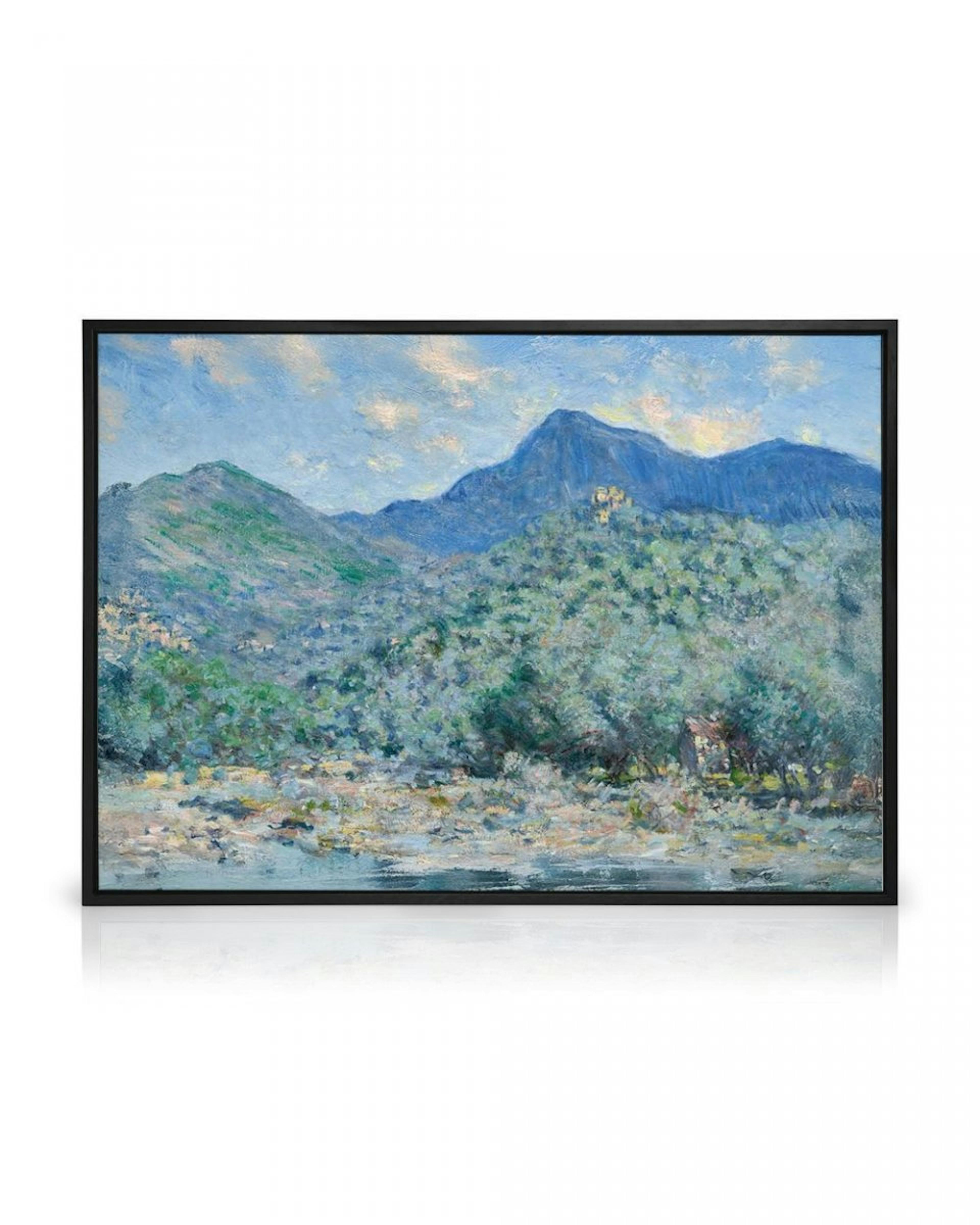 Monet - Valle Buona, Near Bordighera Landscape Lærred