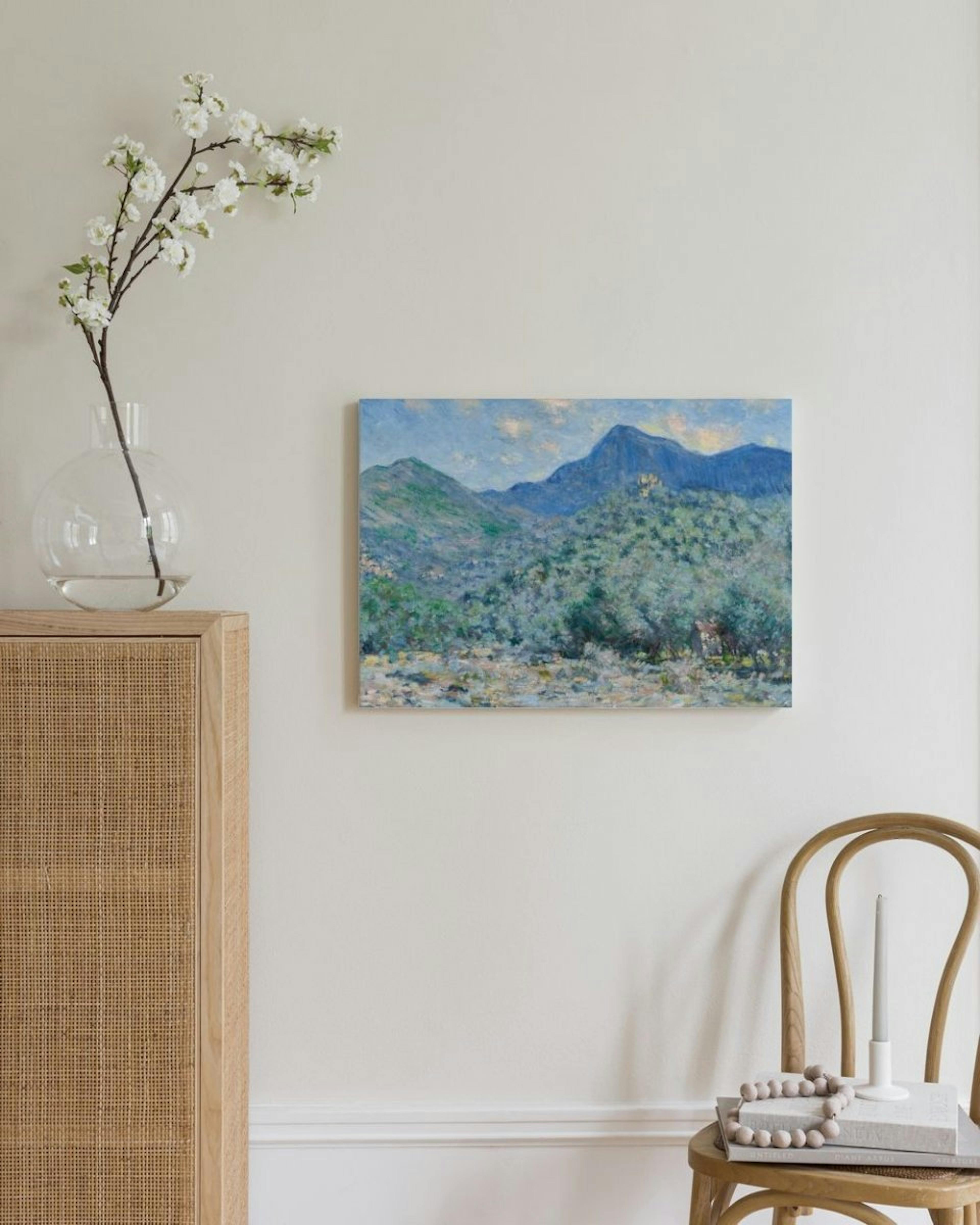 Monet - Valle Buona, Near Bordighera Landscape Canvas print