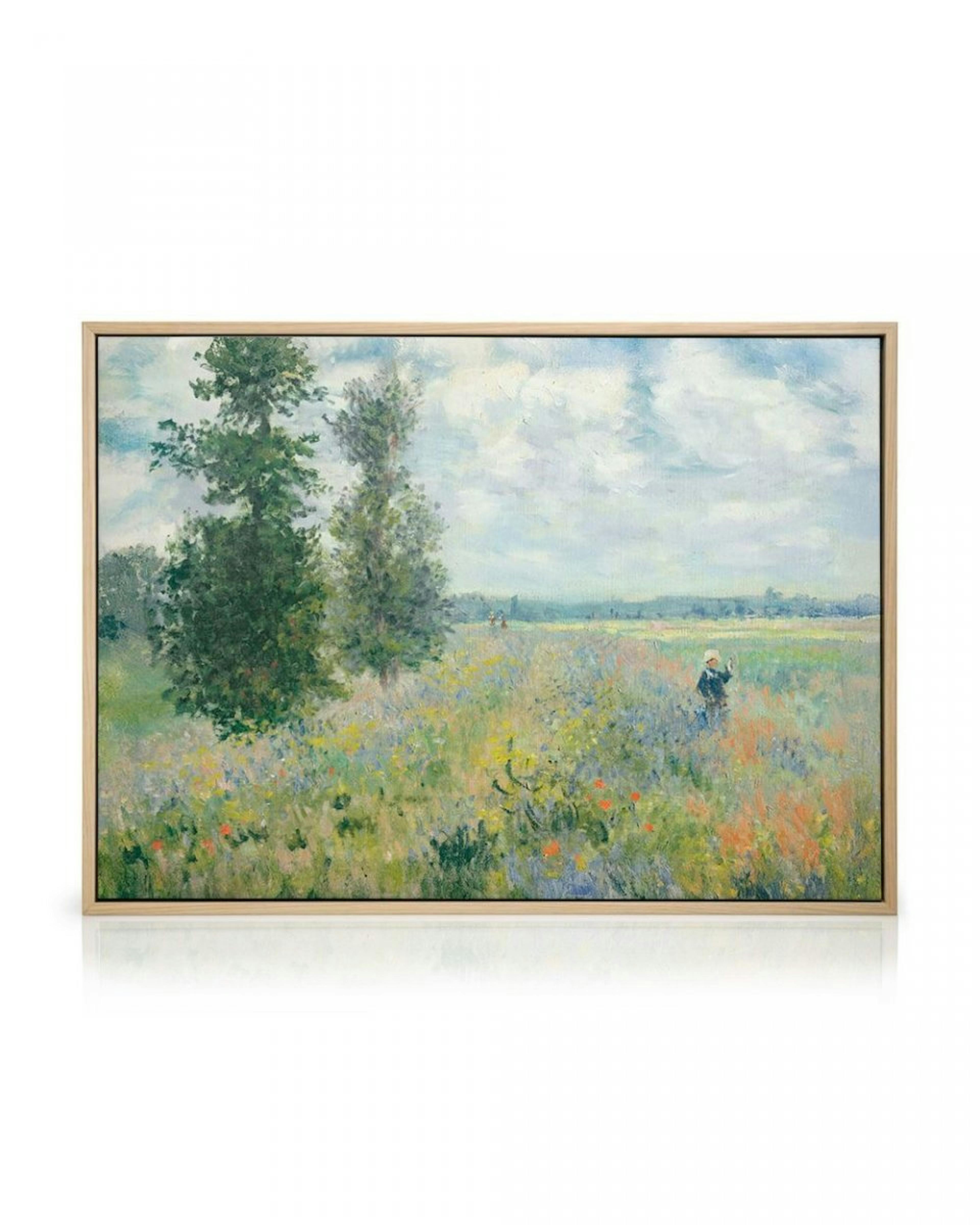 Monet - Poppy Fields Near Argenteuil Landscape Canvas print