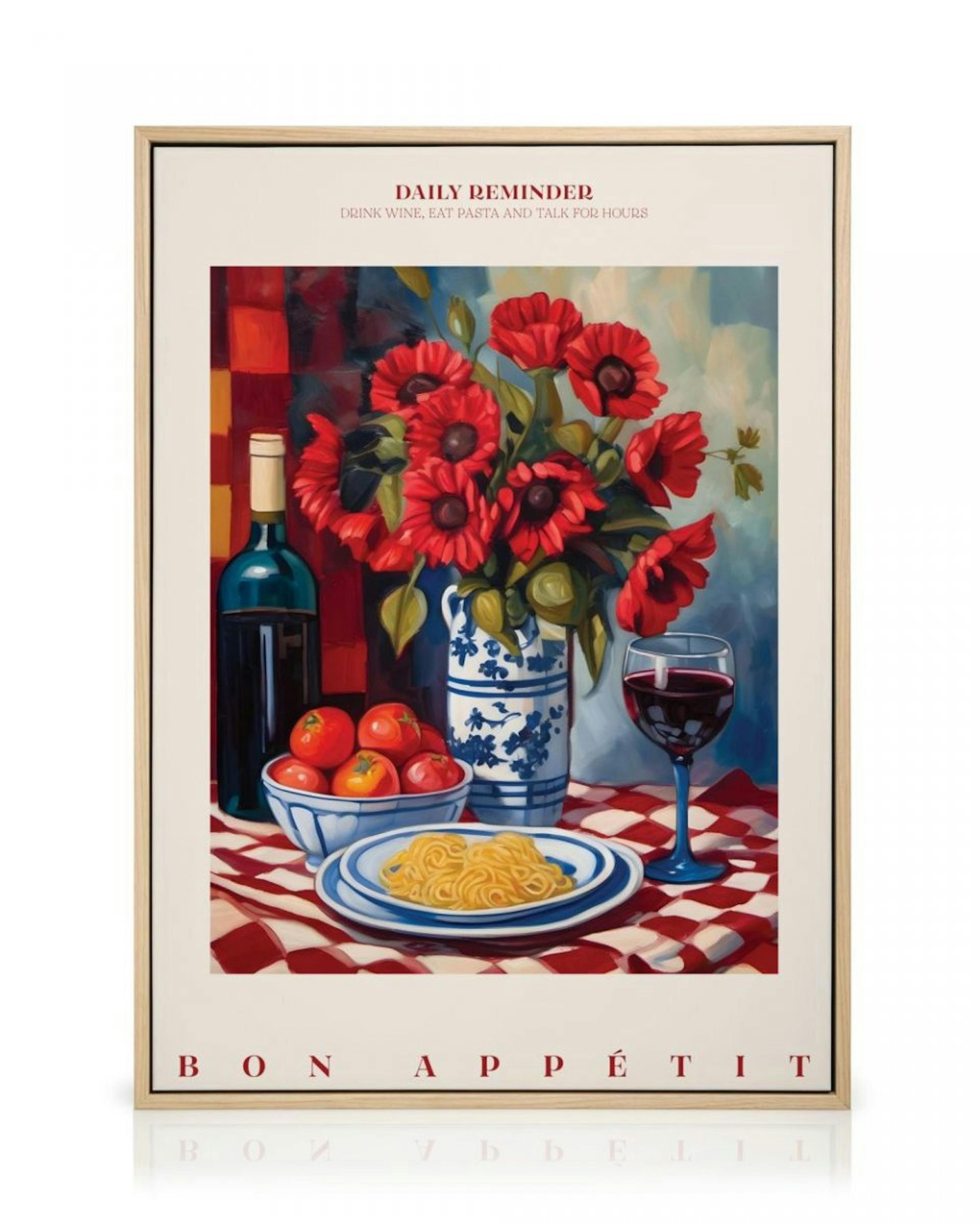 A Pleasant Dinner Lienzo