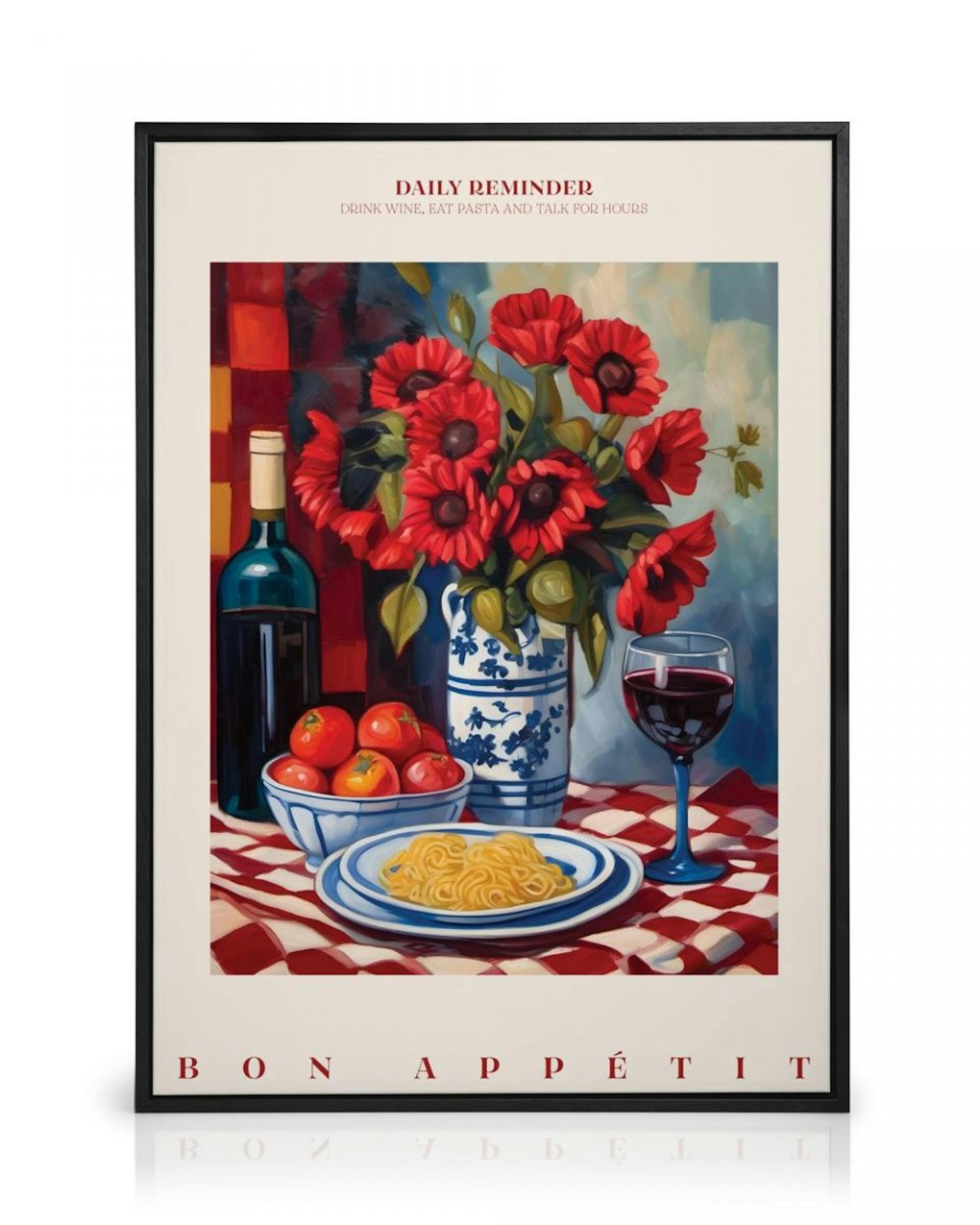 A Pleasant Dinner Lienzo