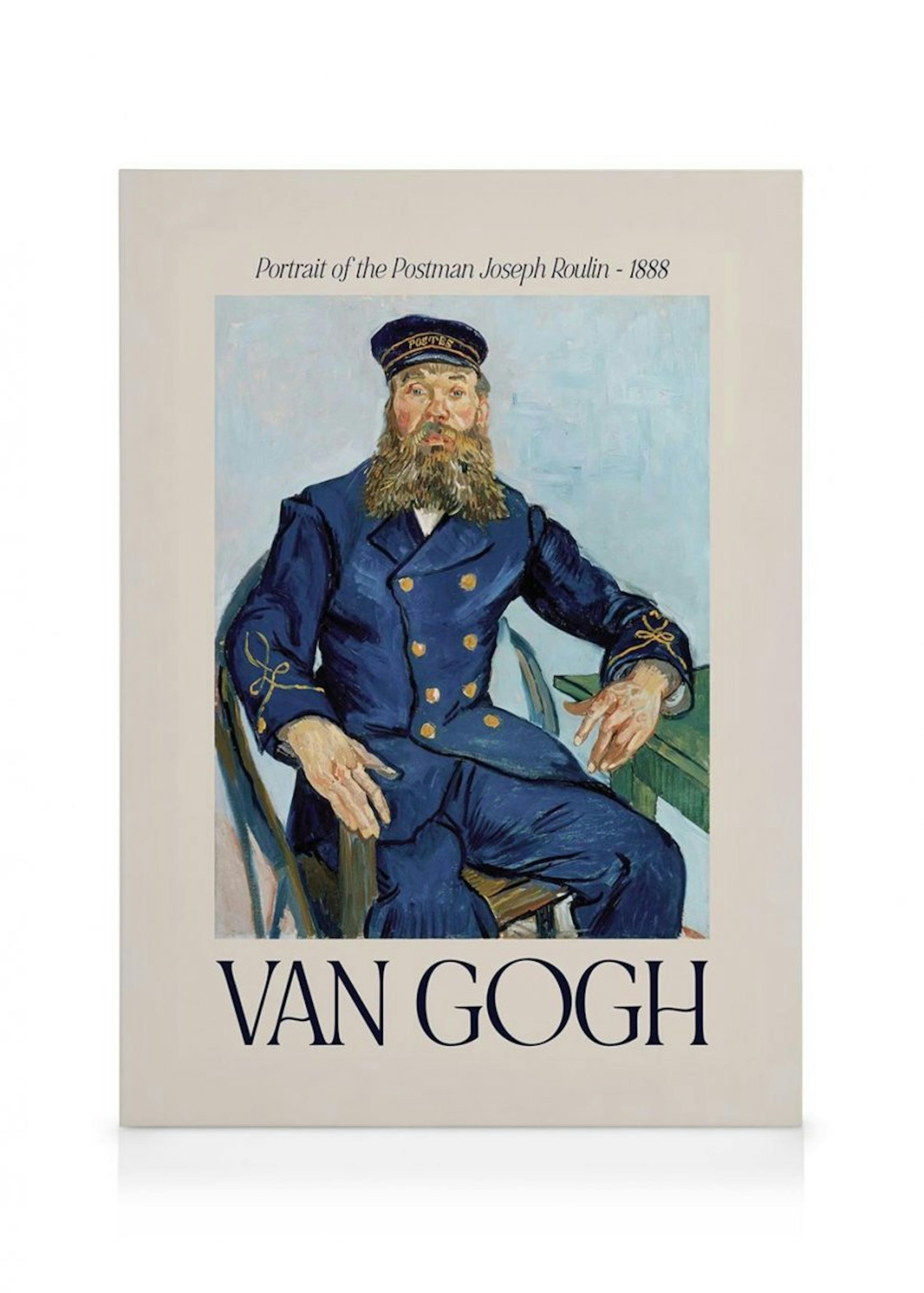 Van Gogh - Portrait of the Postman Joseph Roulin Canvas print 0