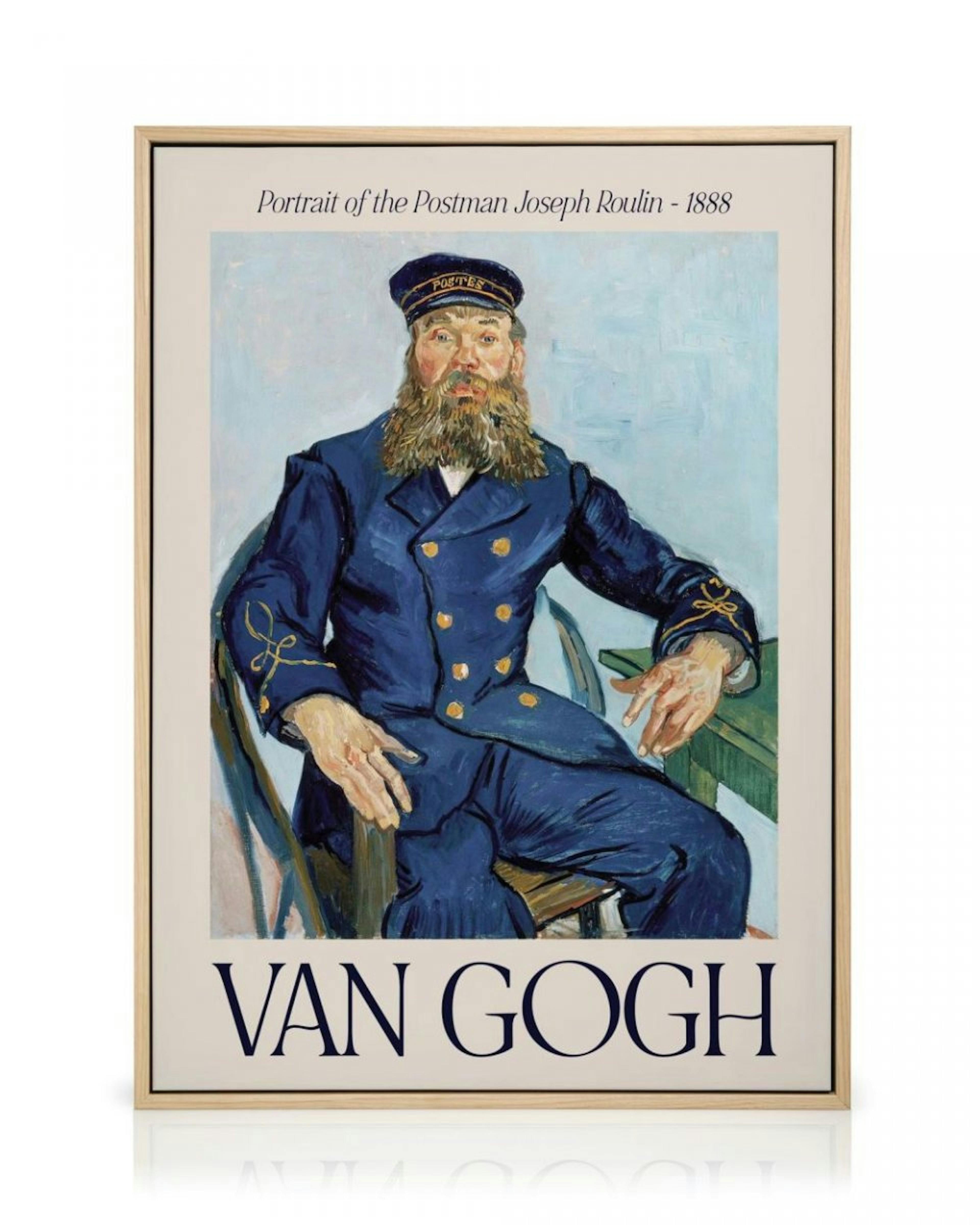 Van Gogh - Portrait of the Postman Joseph Roulin Canvas print