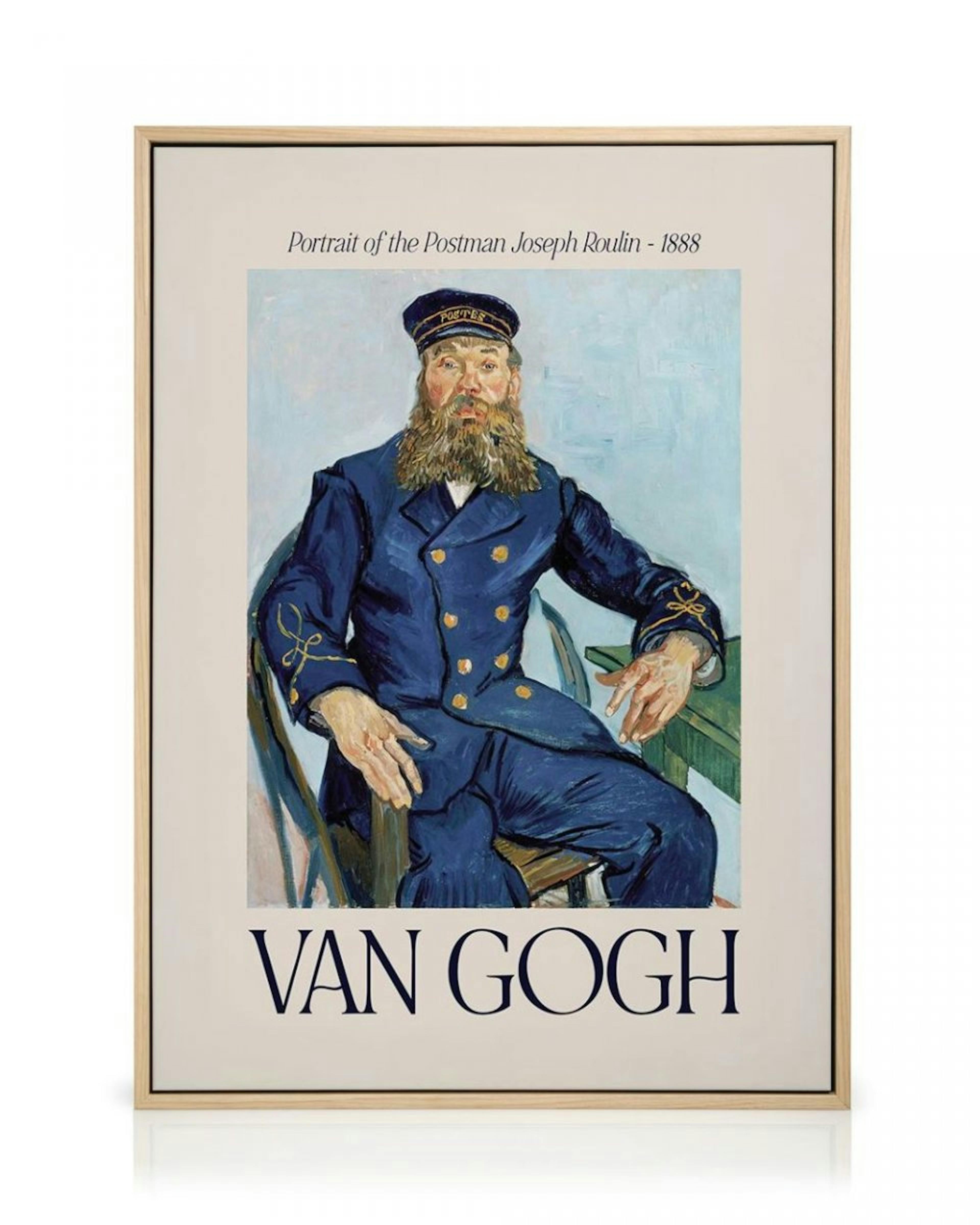 Van Gogh - Portrait of the Postman Joseph Roulin Canvas print