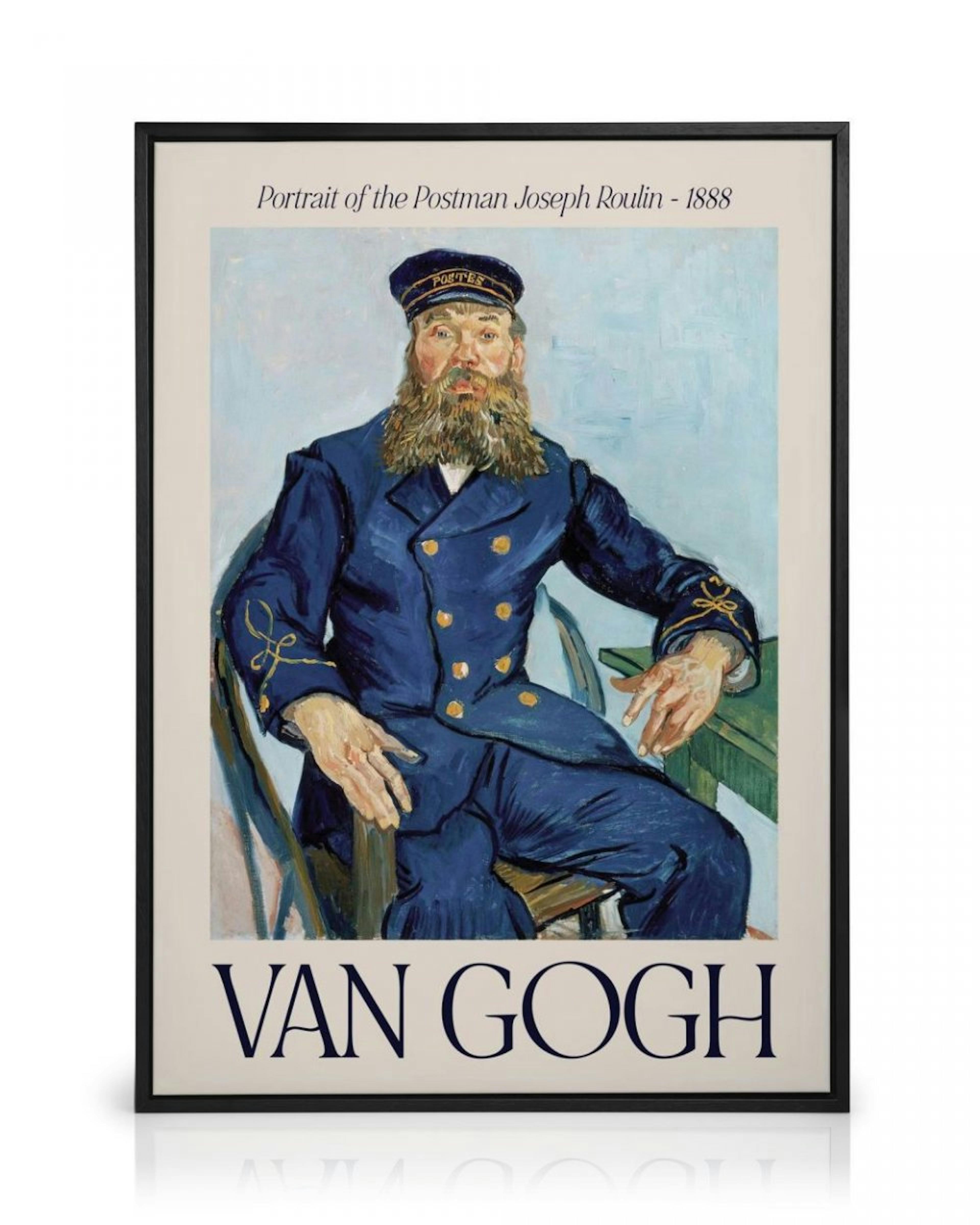 Van Gogh - Portrait of the Postman Joseph Roulin Canvas print