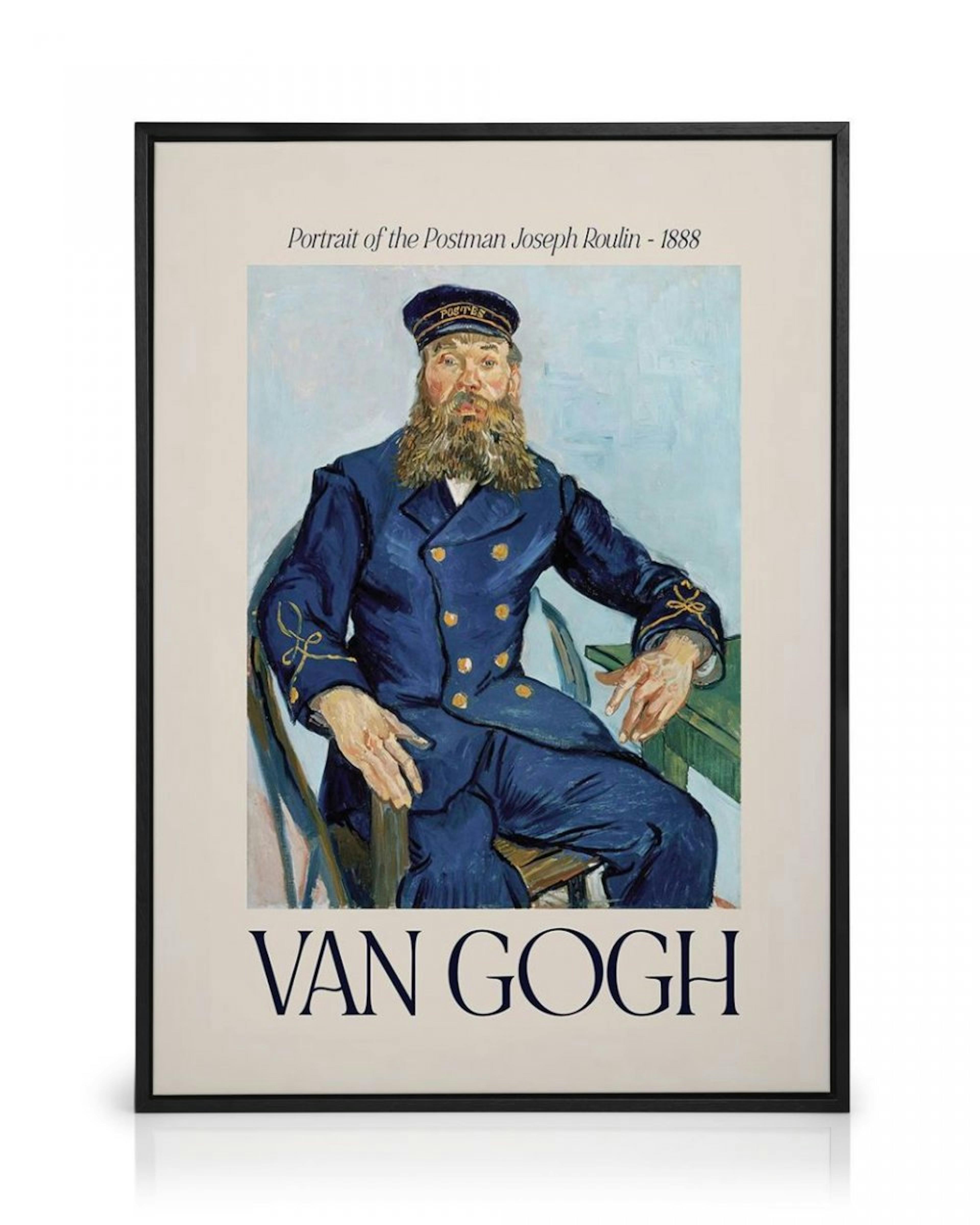 Van Gogh - Portrait of the Postman Joseph Roulin Canvas print