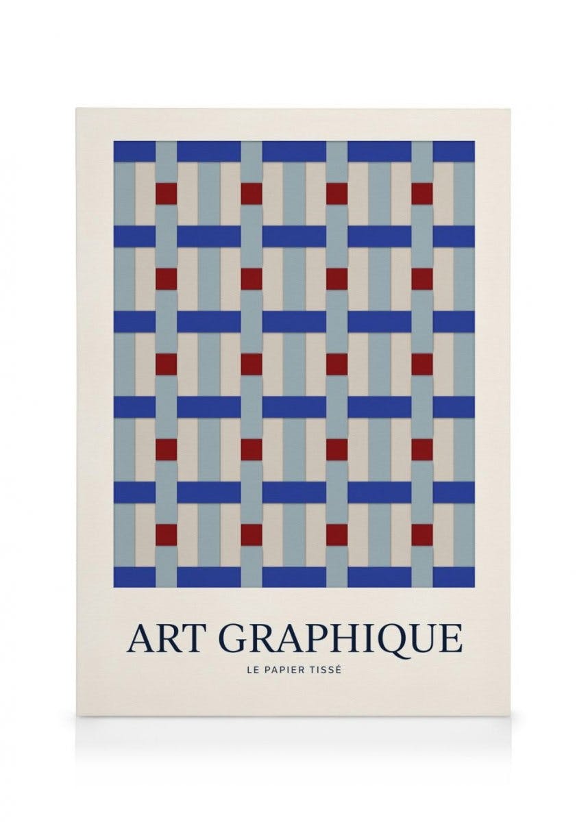 Canvastavlor Woven Graphic Art Canvastavla (70x100 cm - Svart ram)