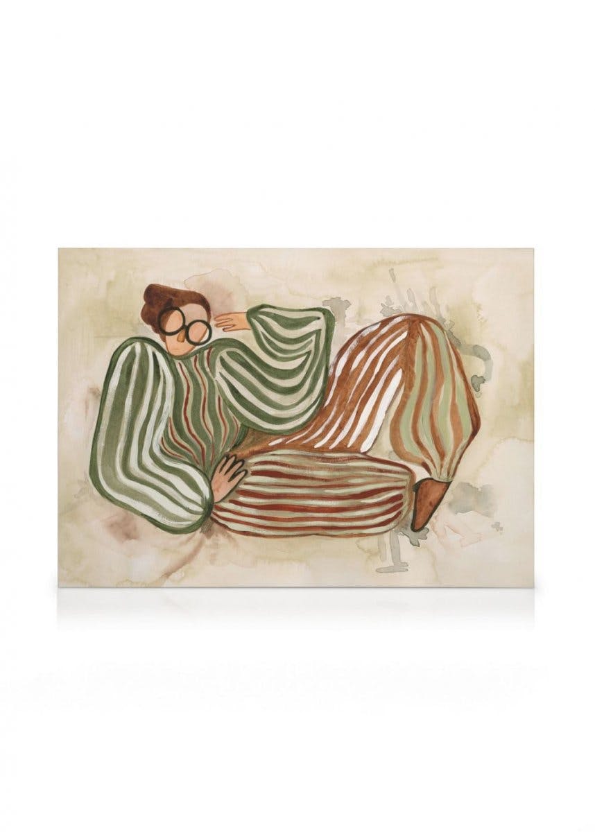 Obrazy na płótnie Stripe a Pose Obraz na płótnie (50x70 cm)
