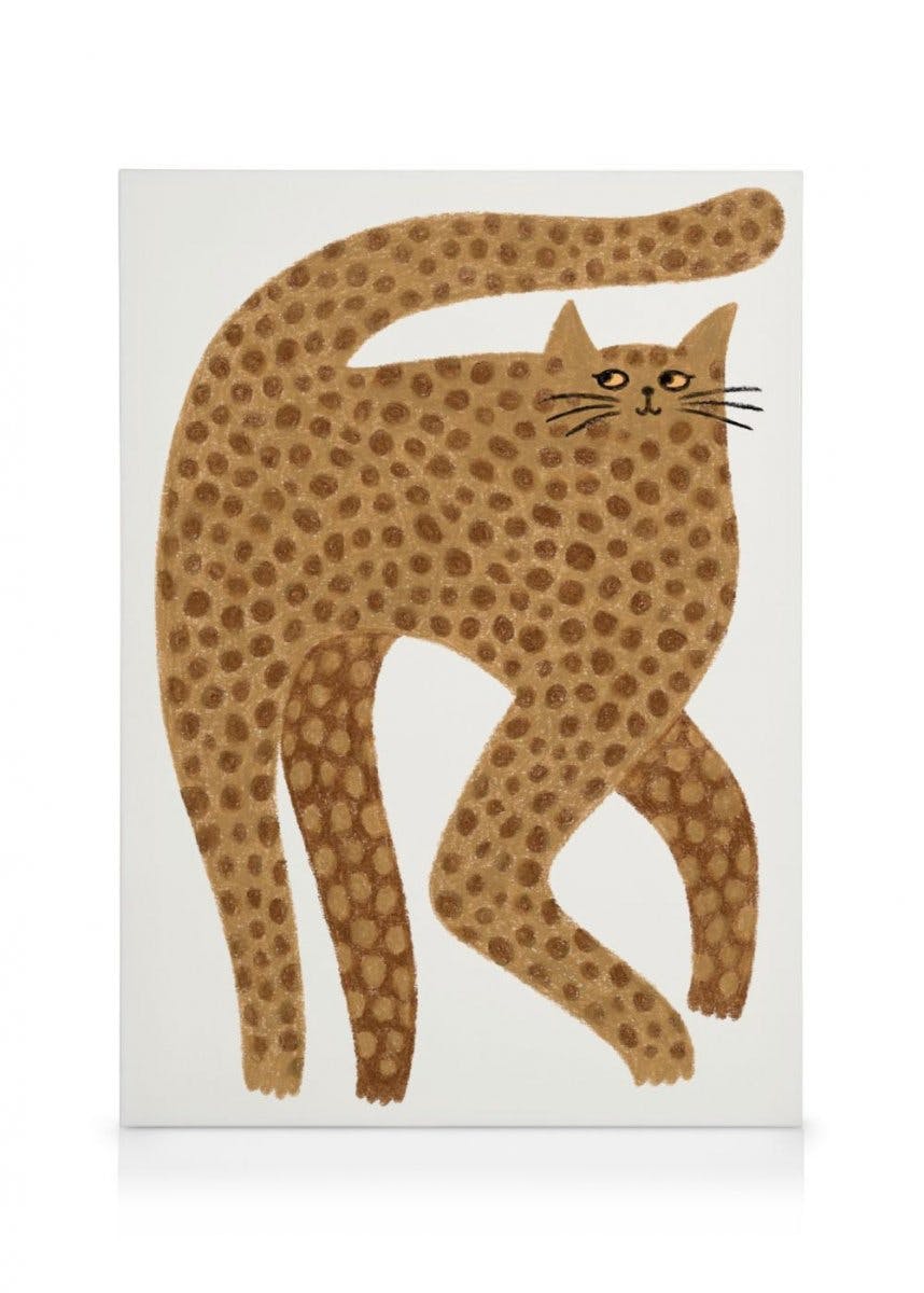 Canvastavlor Likable Leopard Canvastavla (70x100 cm)