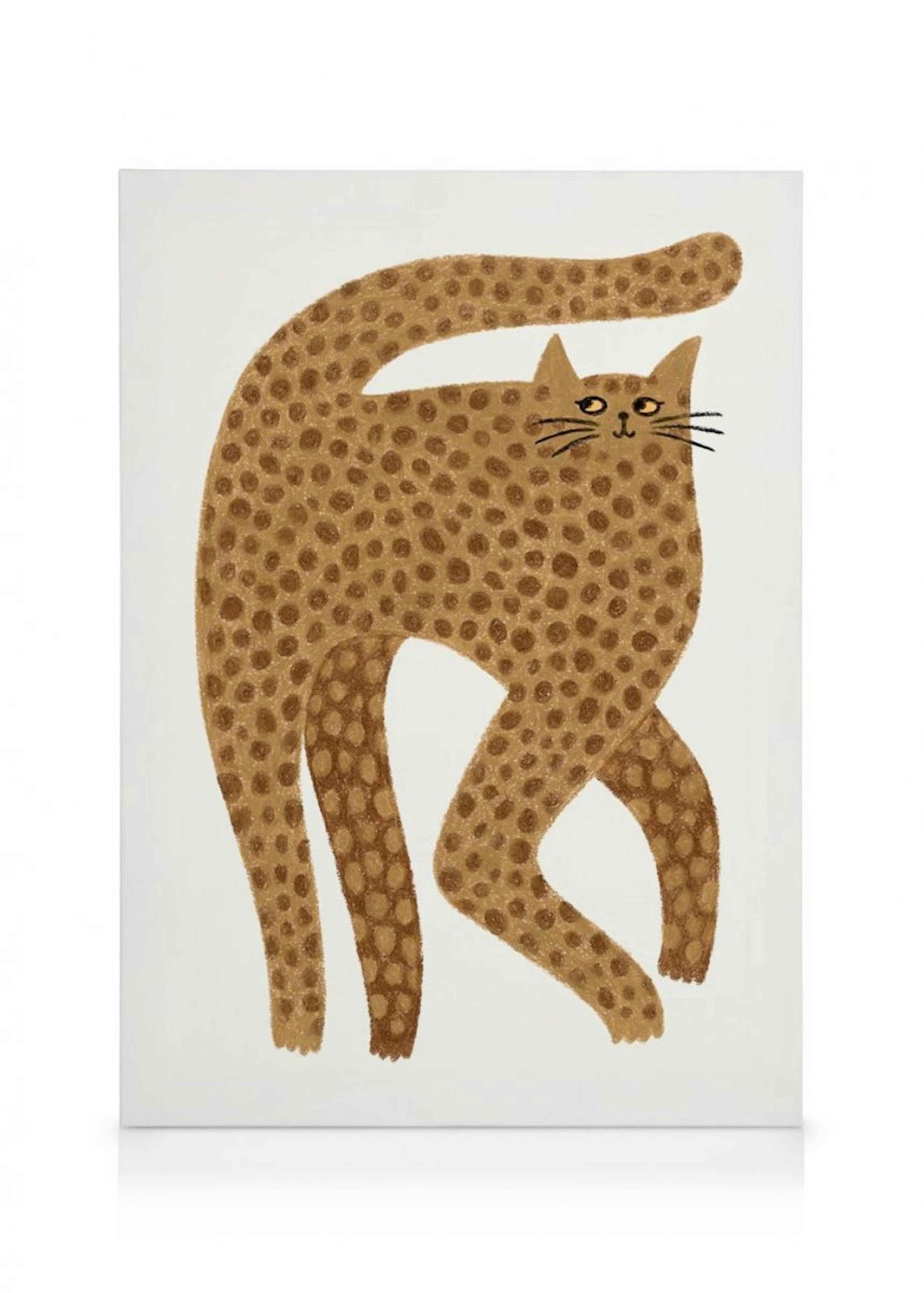 Likable Leopard Canvas print