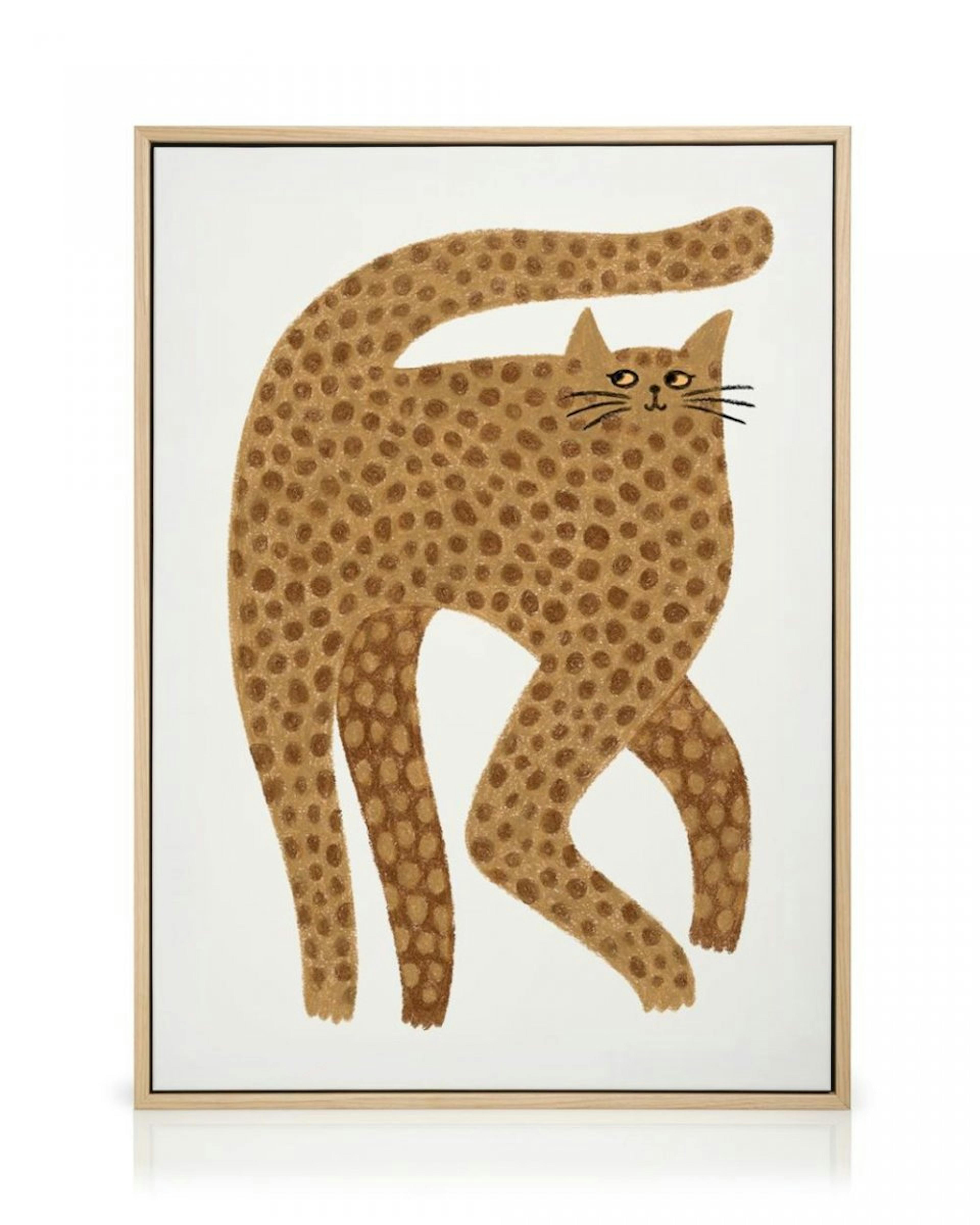 Likable Leopard Canvas print